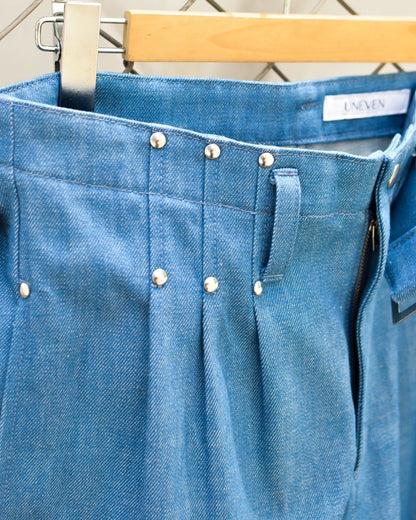 【残り1枚】UE-004 / rigid denim hakama pant