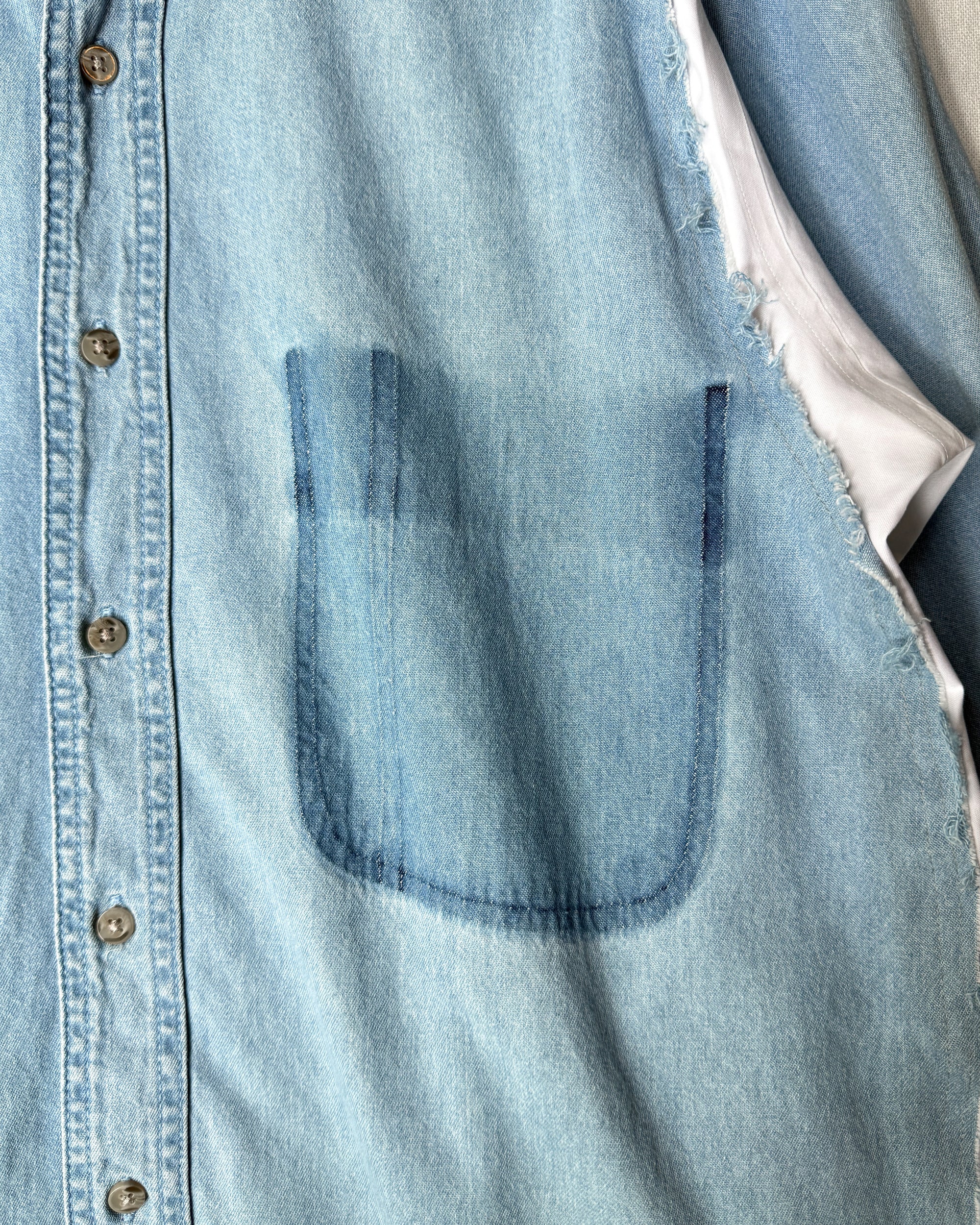 ID25-019 / docking fake layered shirt【A】