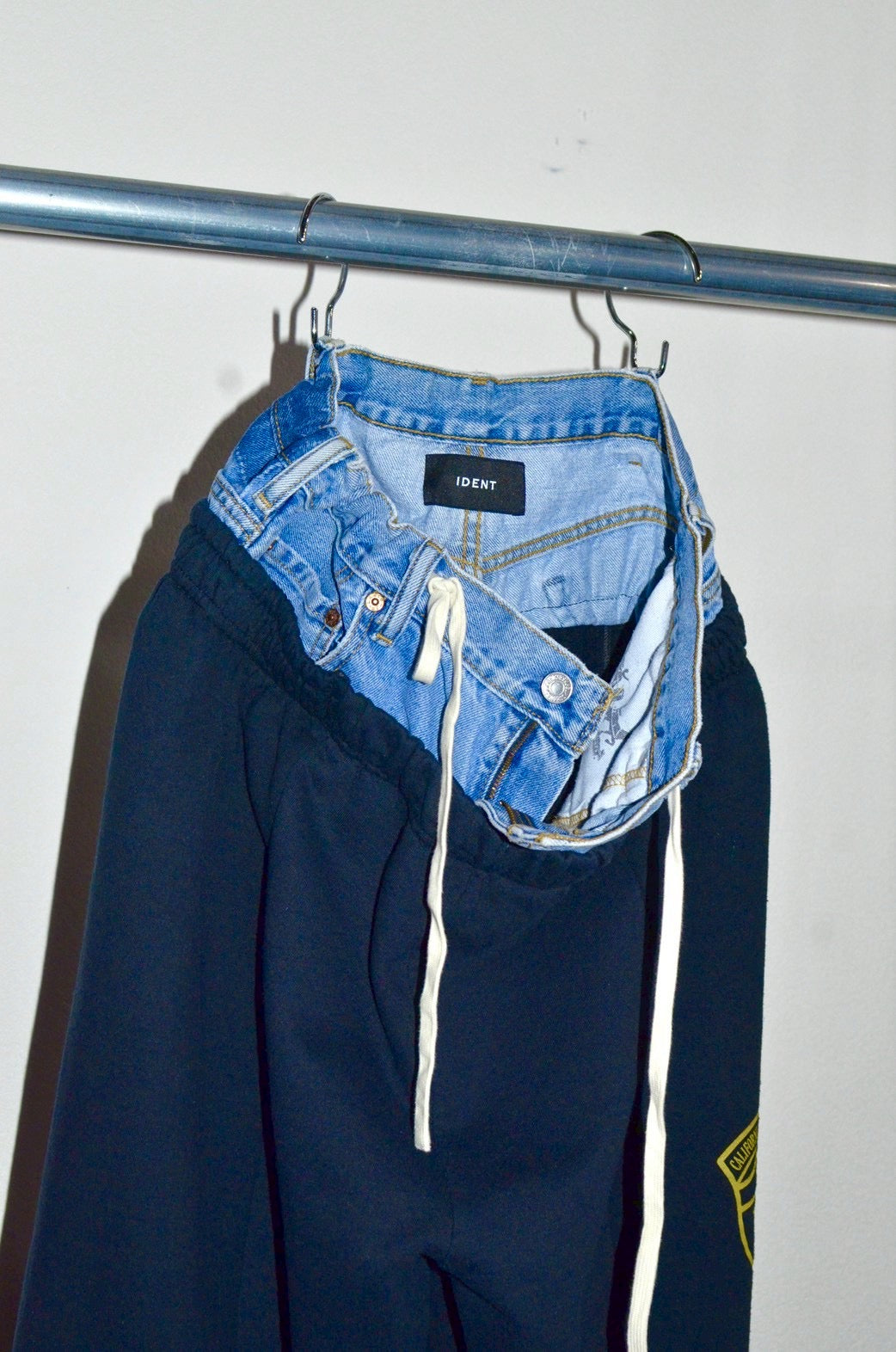 ID26-003-F / docking double waist sweat pant【A】