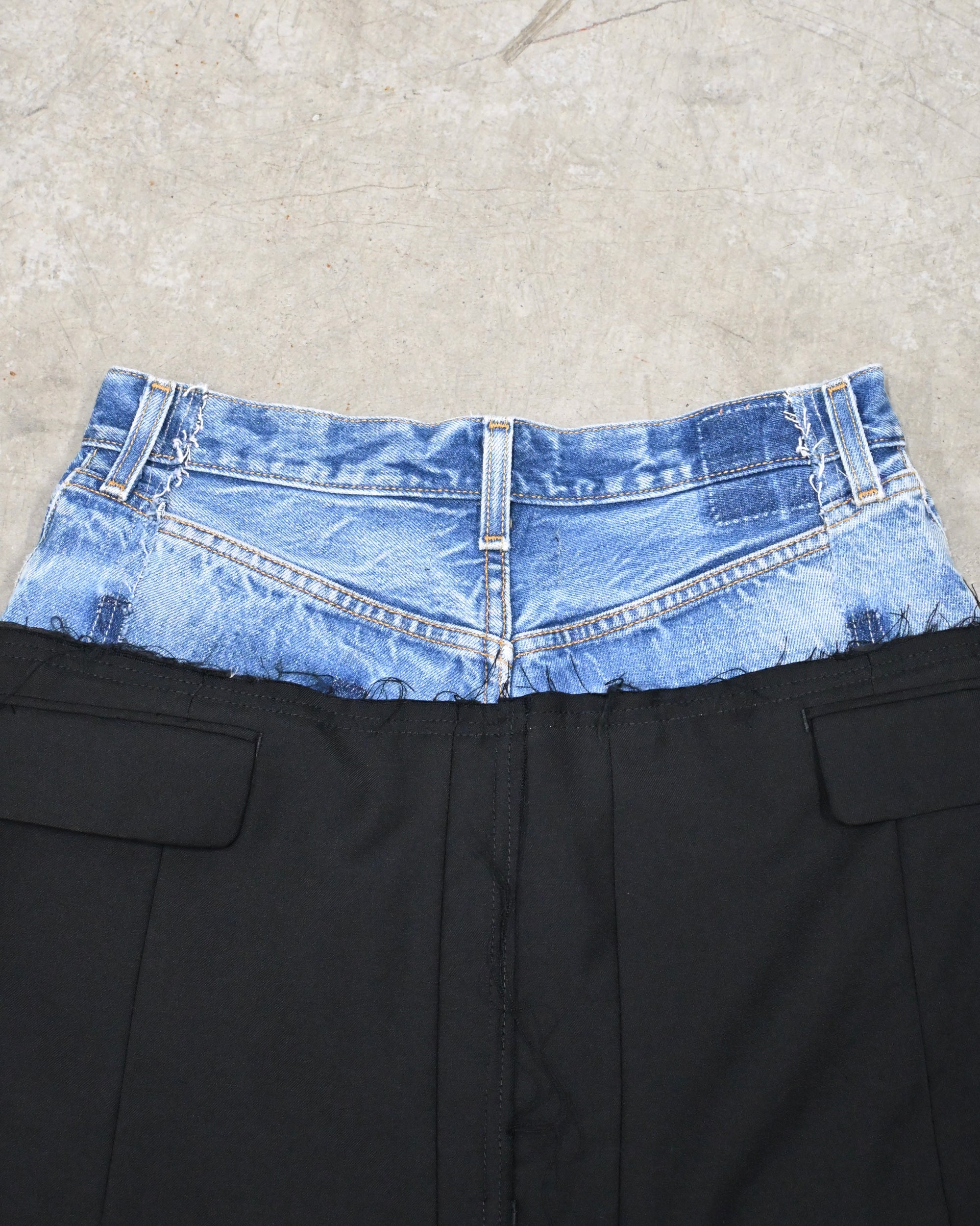 ID26-022-01-M / fake layered skirt 【A】