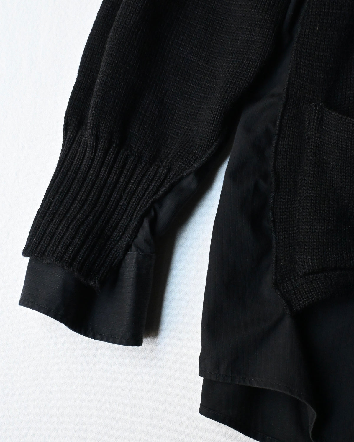 ID26-047-F / fake layered vintage cardigan 【B】