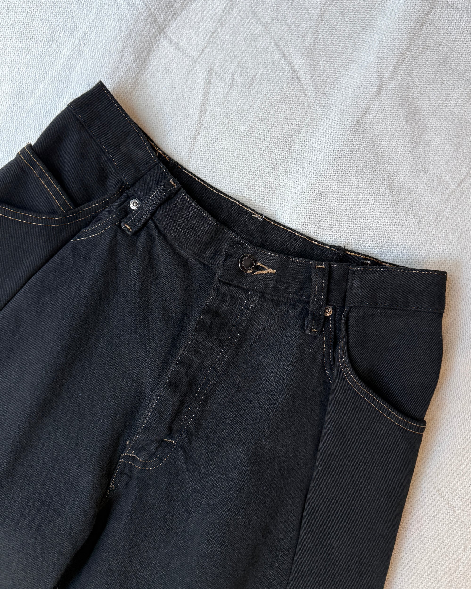 ID-005-S / curve buggy denim over dyed【B】