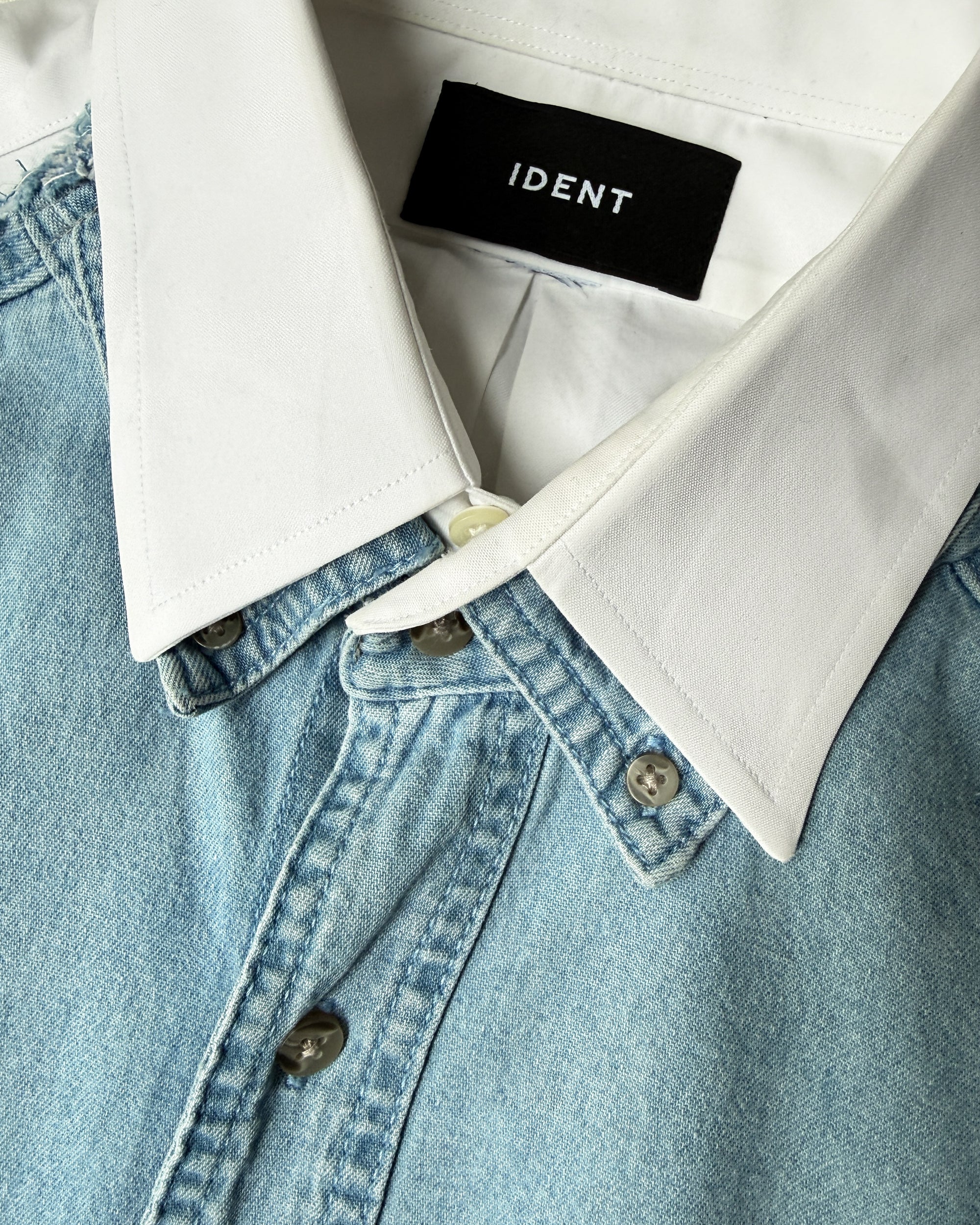 ID25-019 / docking fake layered shirt【A】