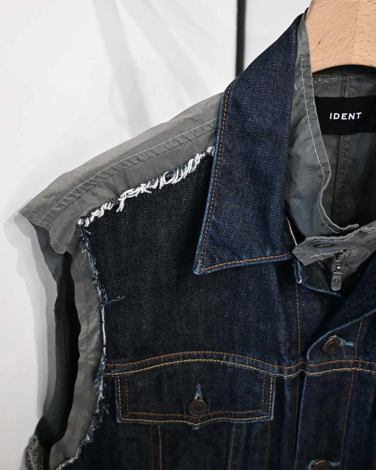 ID26-056-F / fake layered work vest【B】