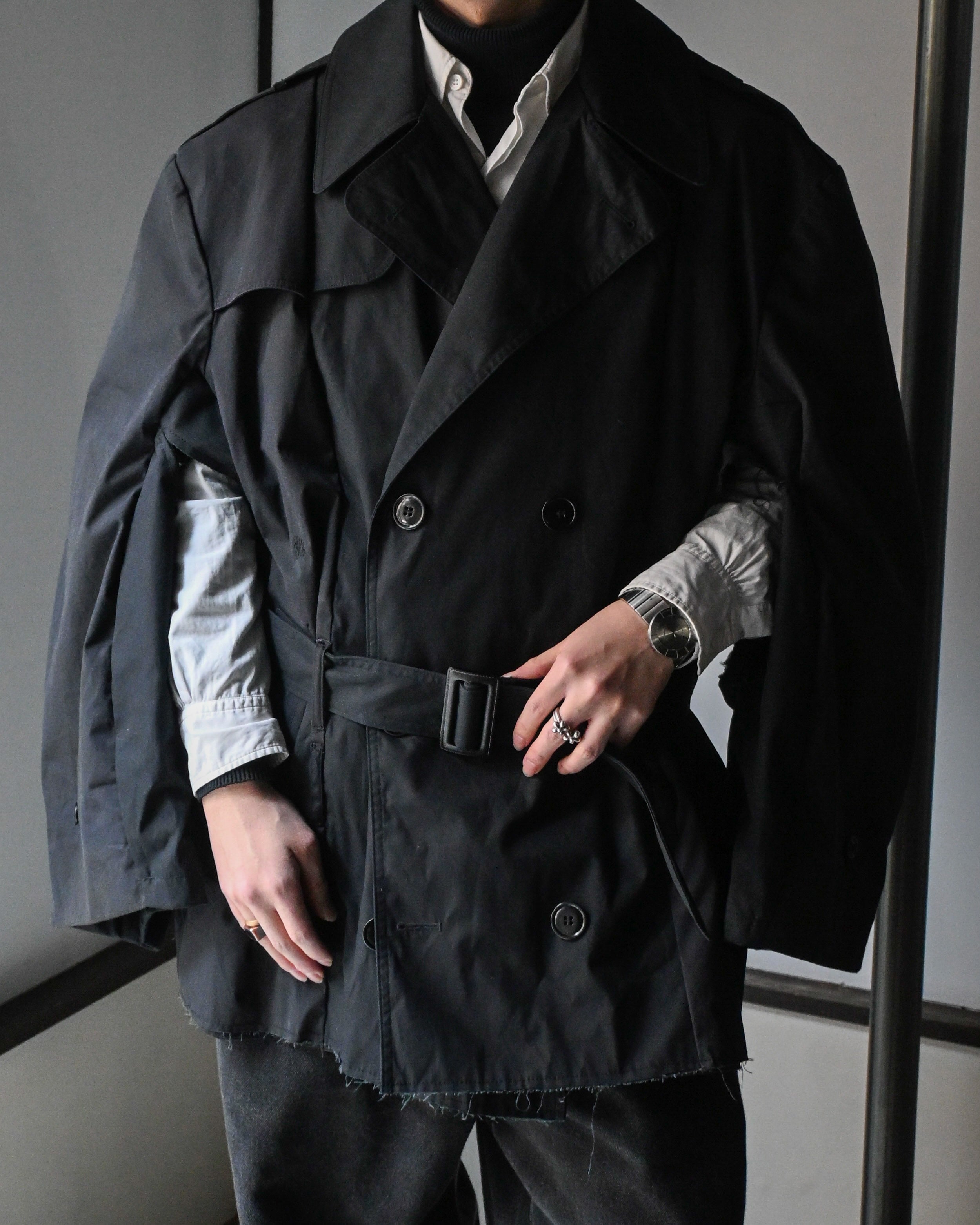 ID26-001-02-F / rebuild trench jacket【C】 – IDENT