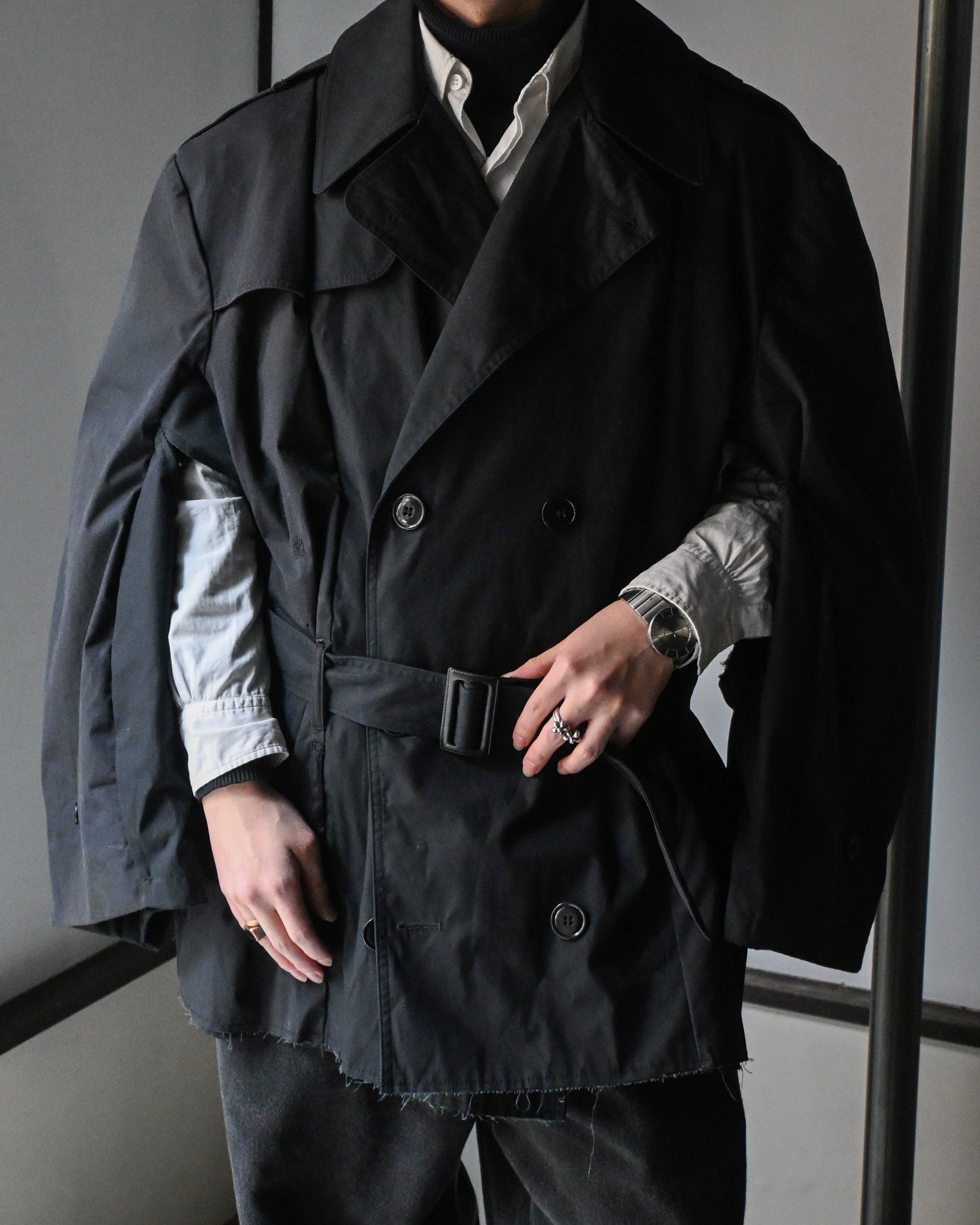 ID26-001-02-F / rebuild trench jacket【C】