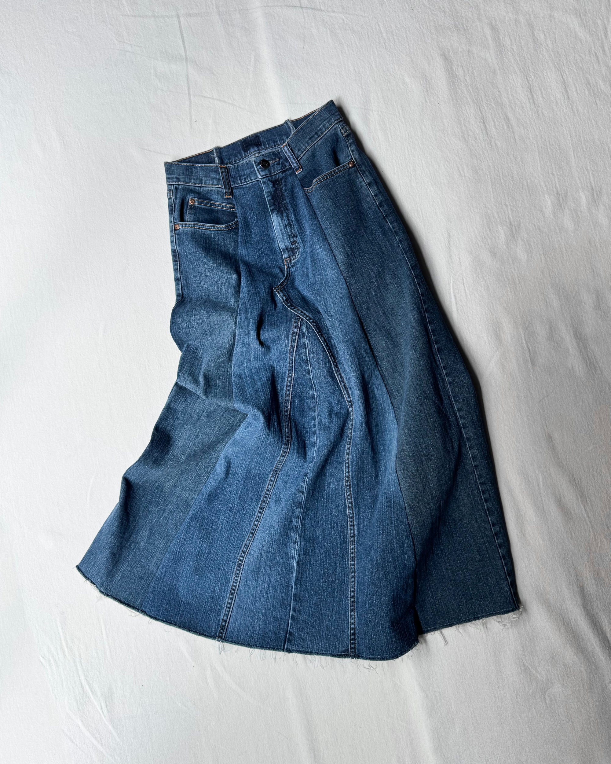 ID25-020 / rebuild denim skirt【A】