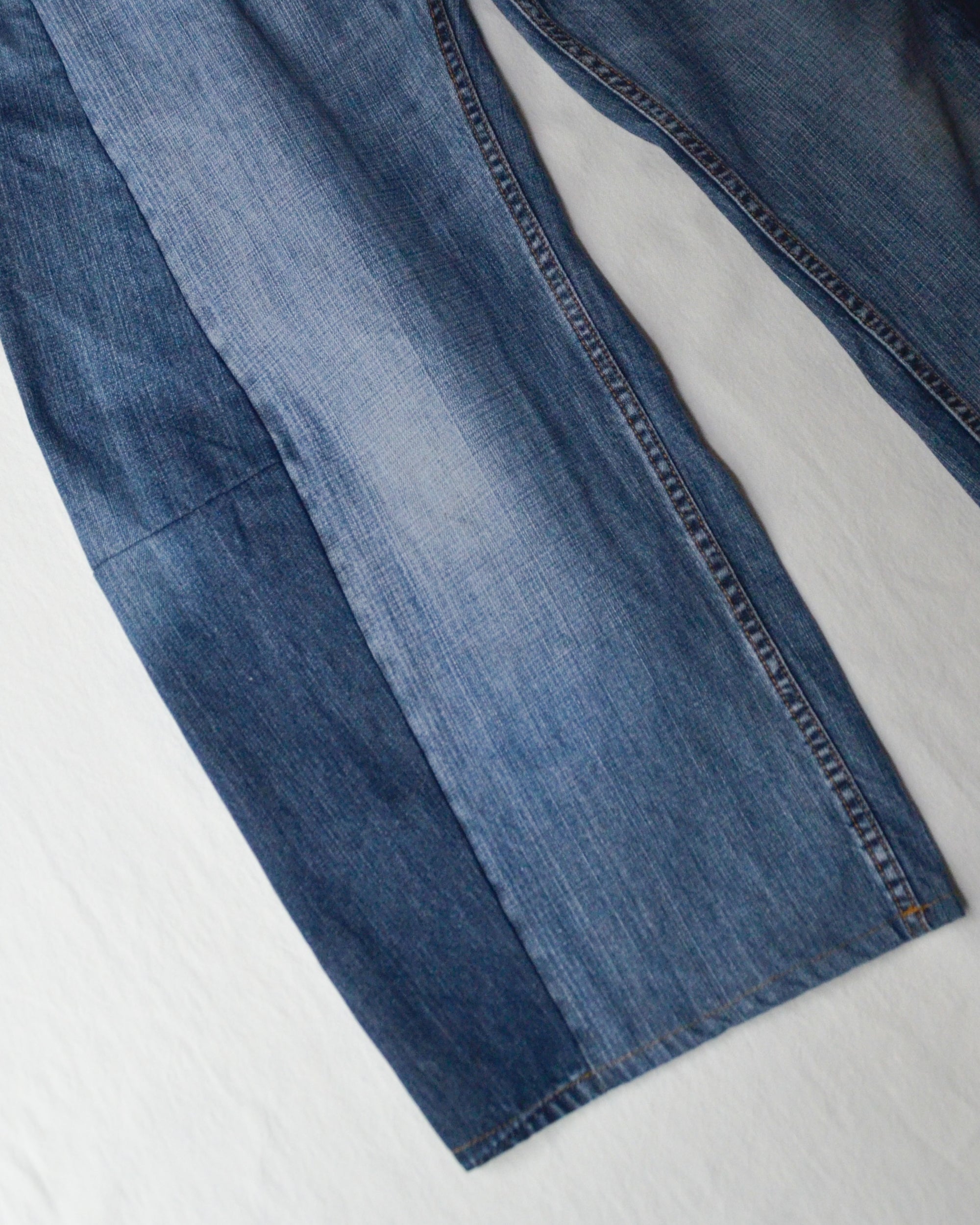 RE-010-18 / curve buggy denim【C】