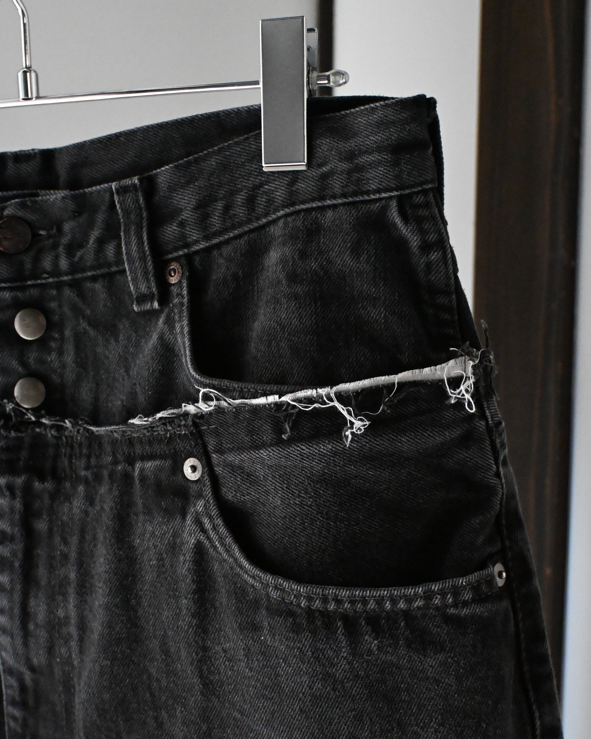 ID26-008-S / wide leg easy denim【B】