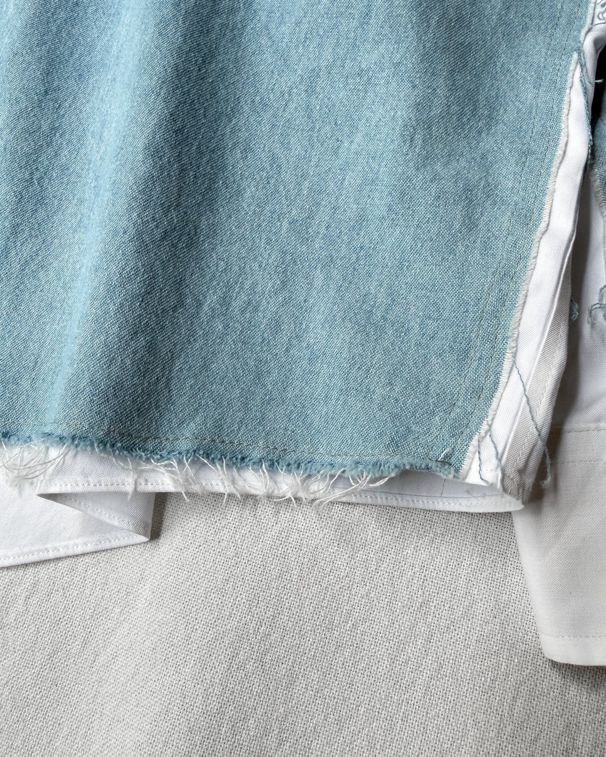 ID25-019 / docking fake layered shirt【A】