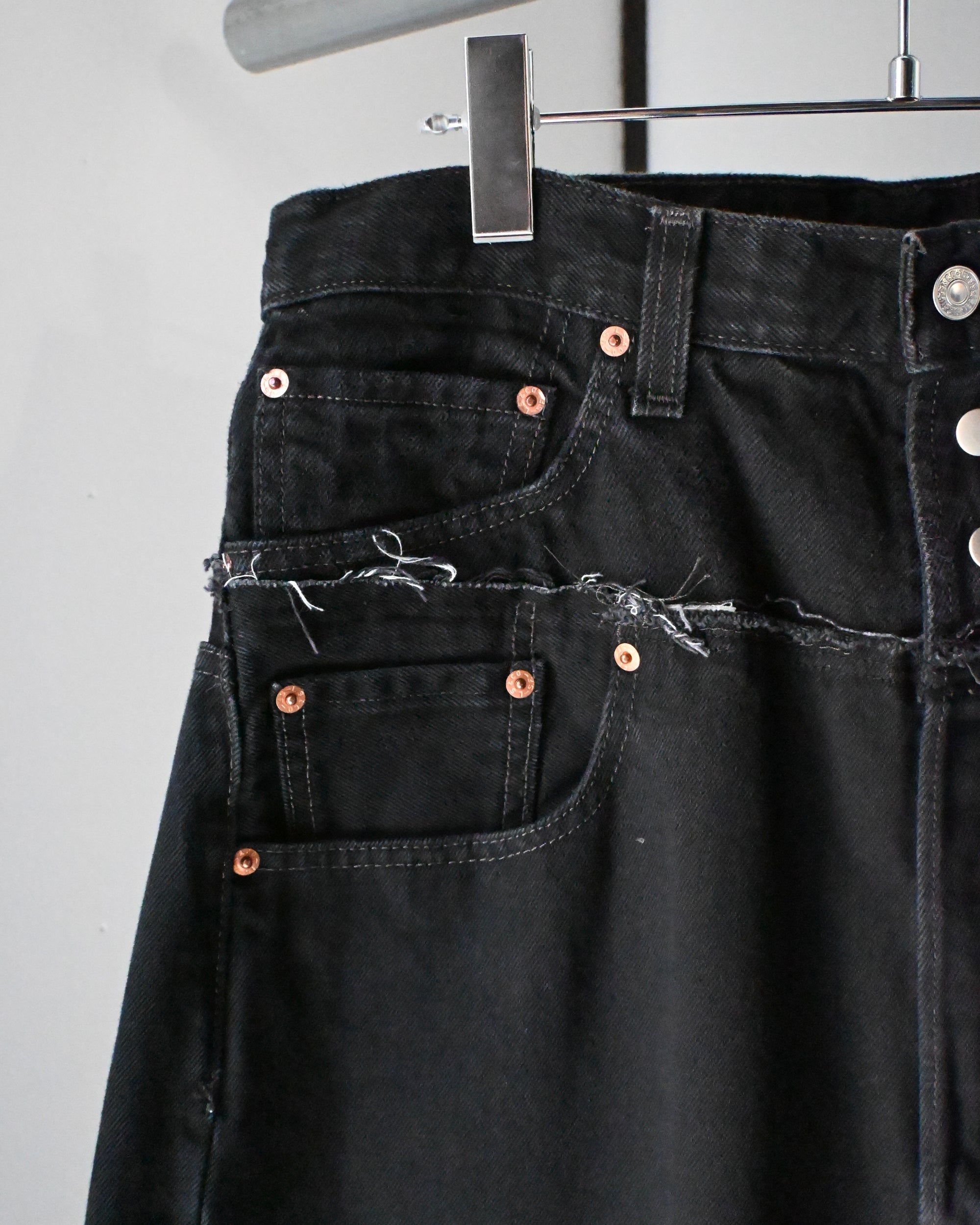 ID26-008-L / wide leg easy denim【C】