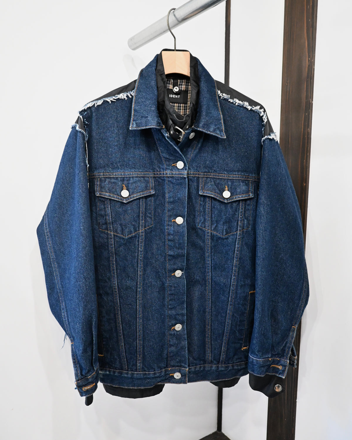ID26-055-F / fake layered work jacket【A】