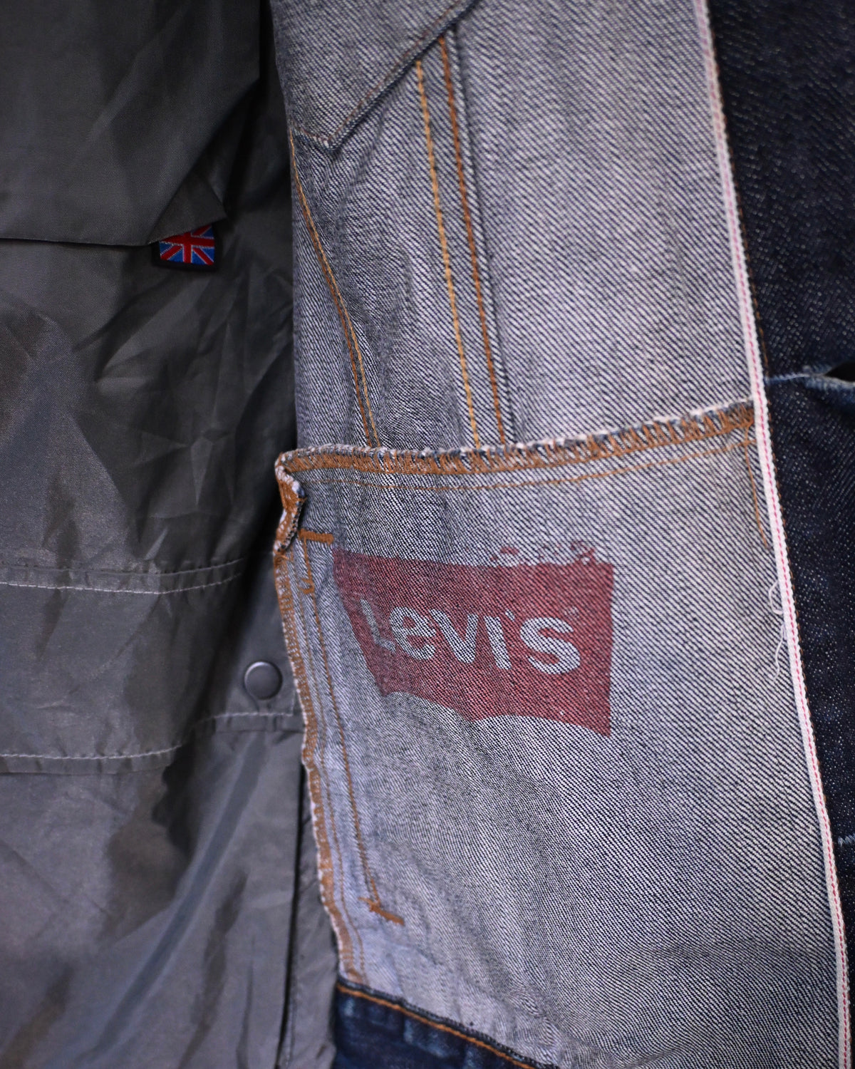 ID26-056-F / fake layered work vest【B】