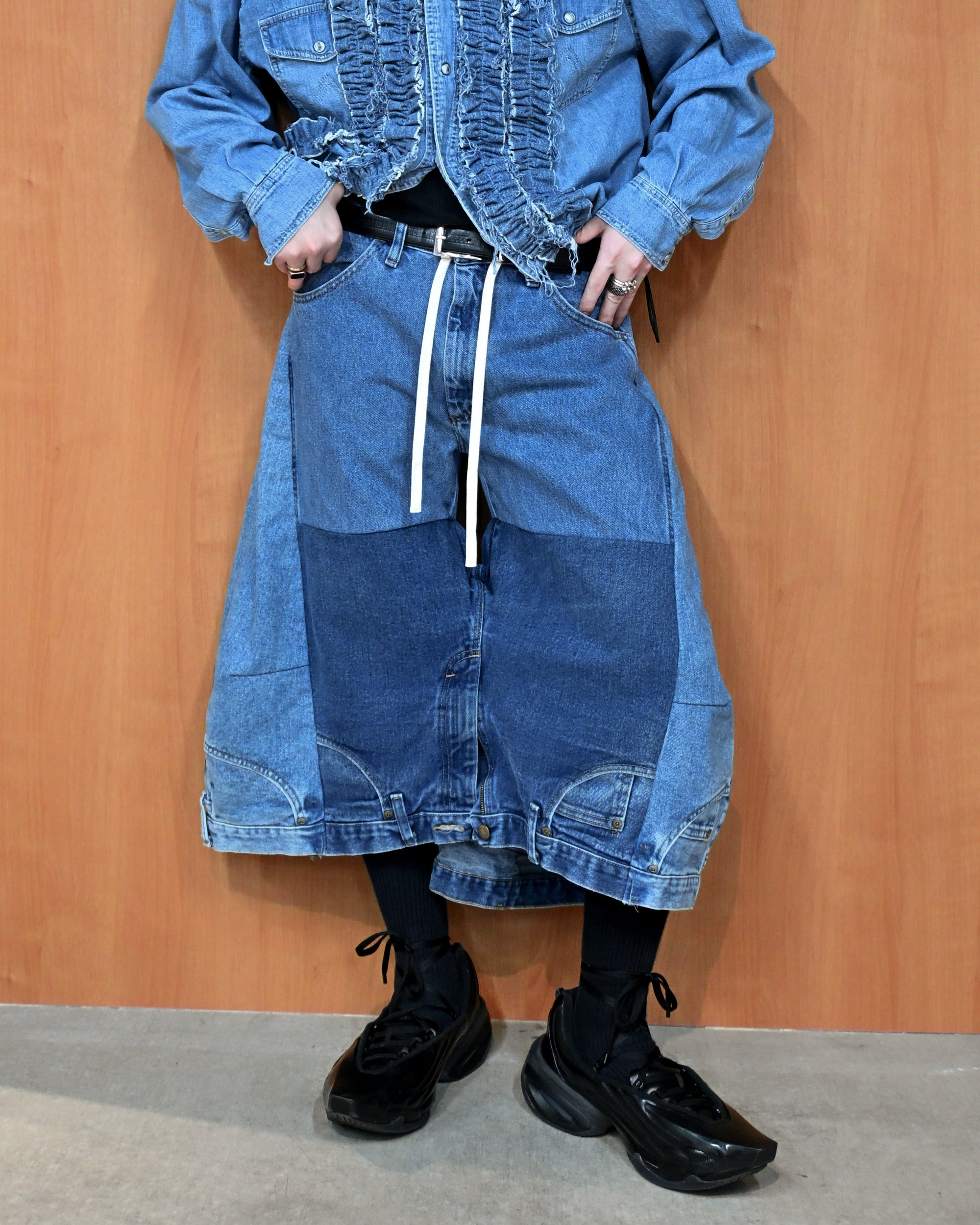 ID26−021-02-F / donut denim pant【C】