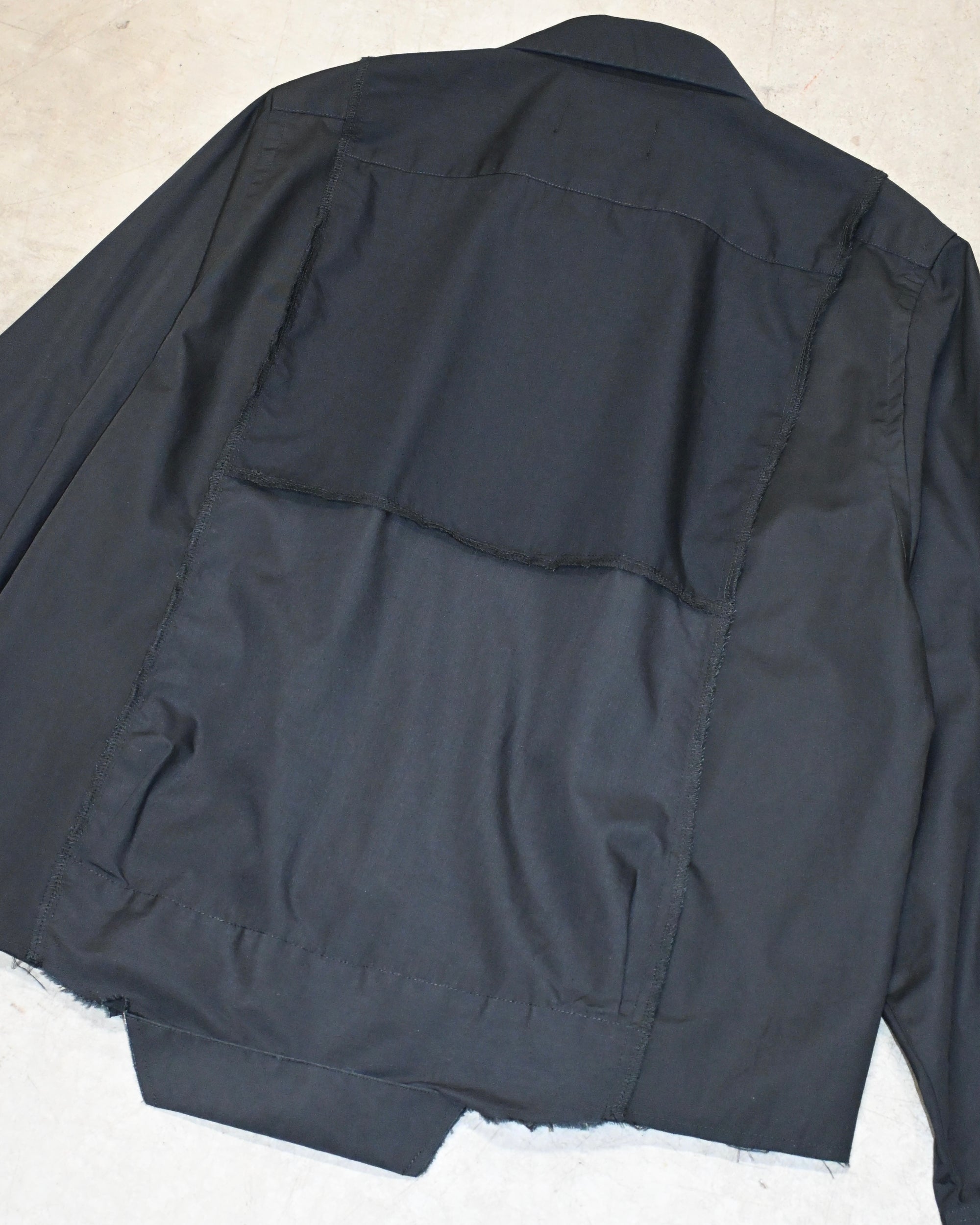 ID26-019-02-F / mirrored zip shirt 【C】