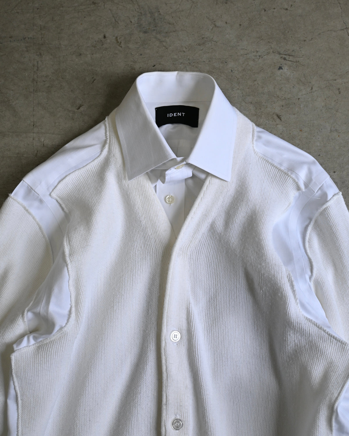 ID26-048-F / fake layered cardigan【A】