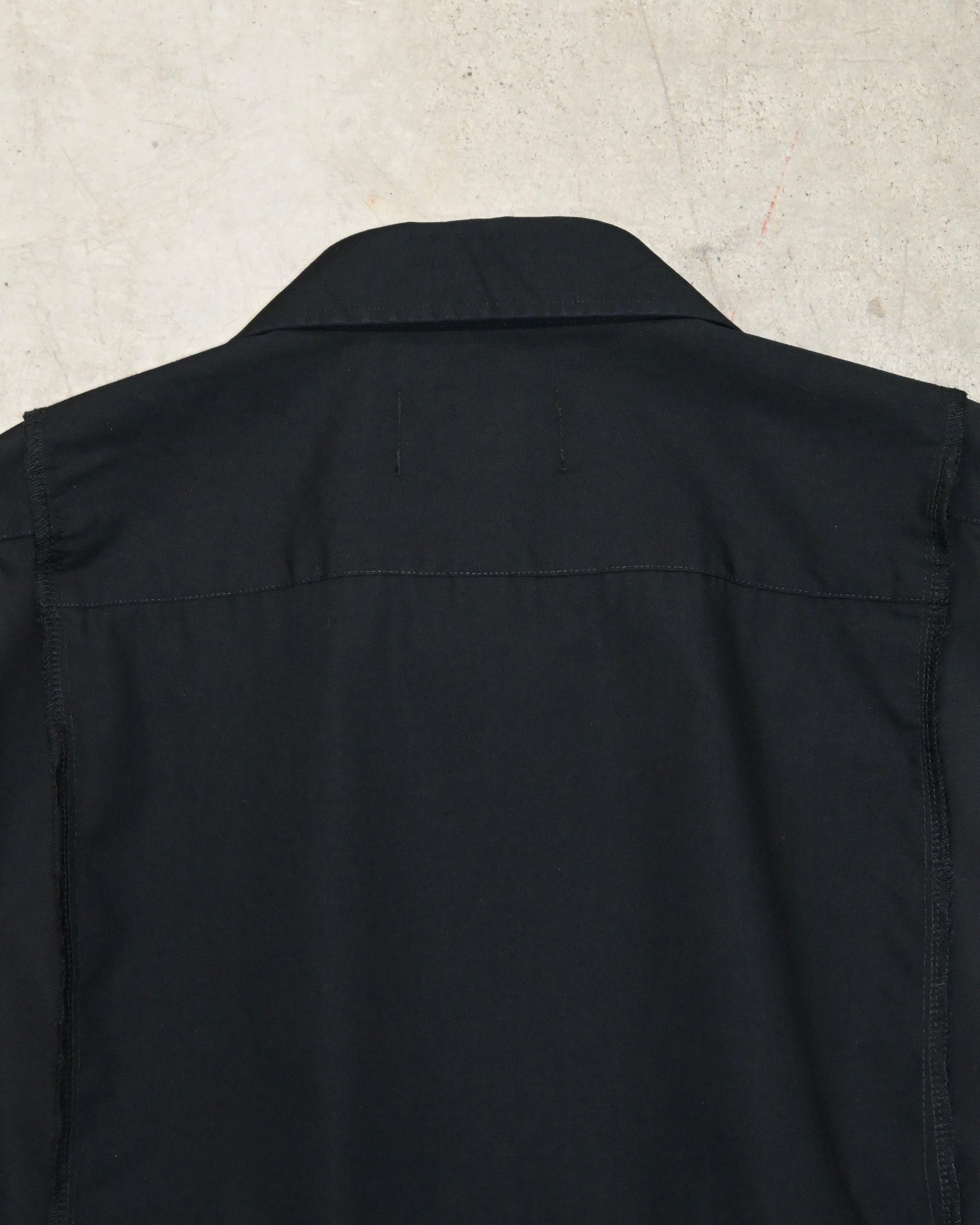 ID26-019-02-F / mirrored zip shirt 【C】