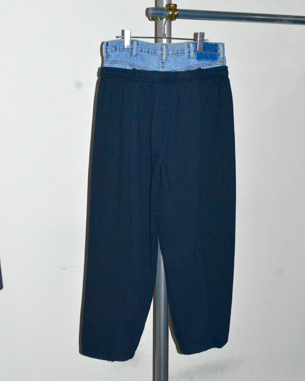 ID26-003-F / docking double waist sweat pant【B】