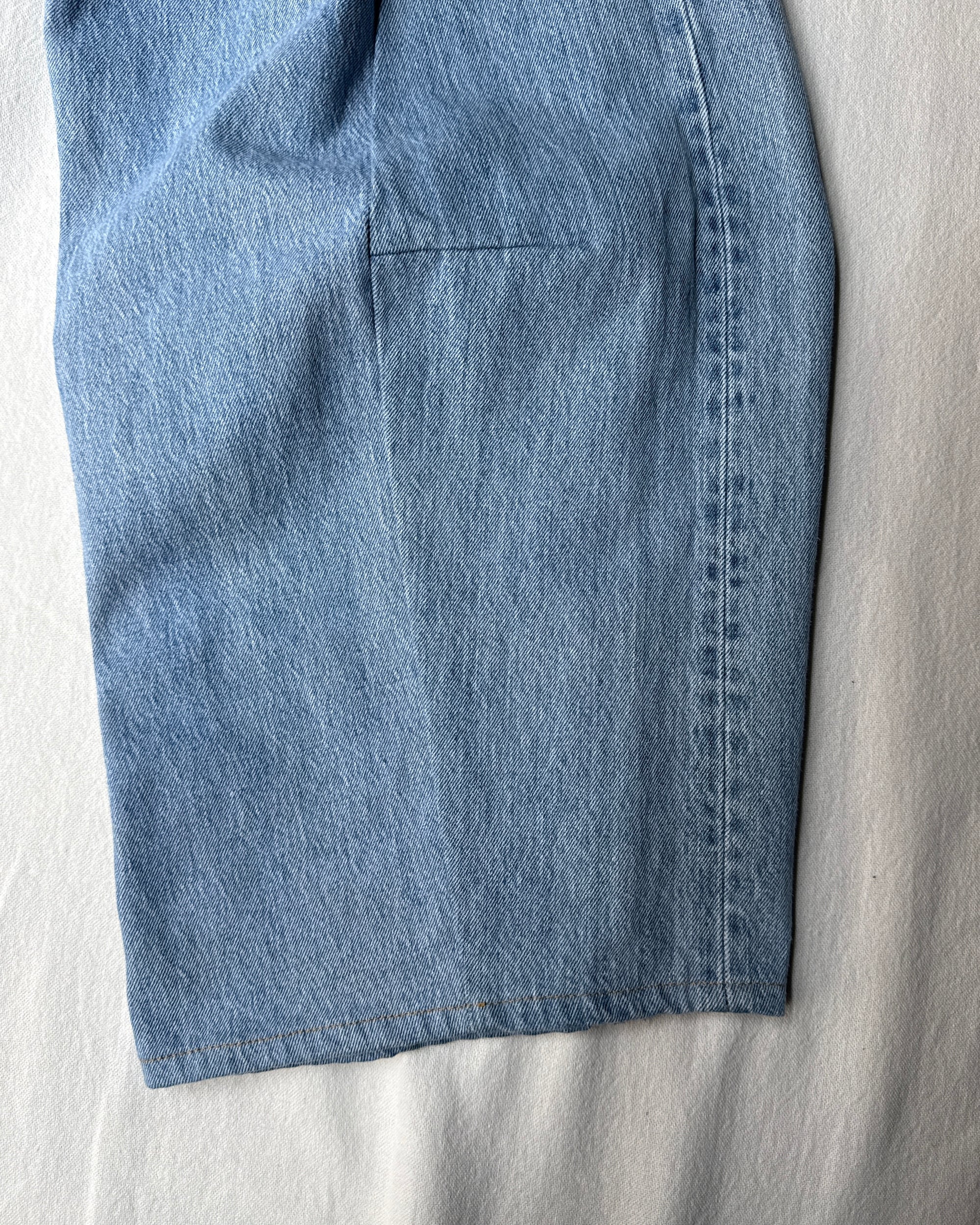 RE-010-27 / curve buggy denim【A】