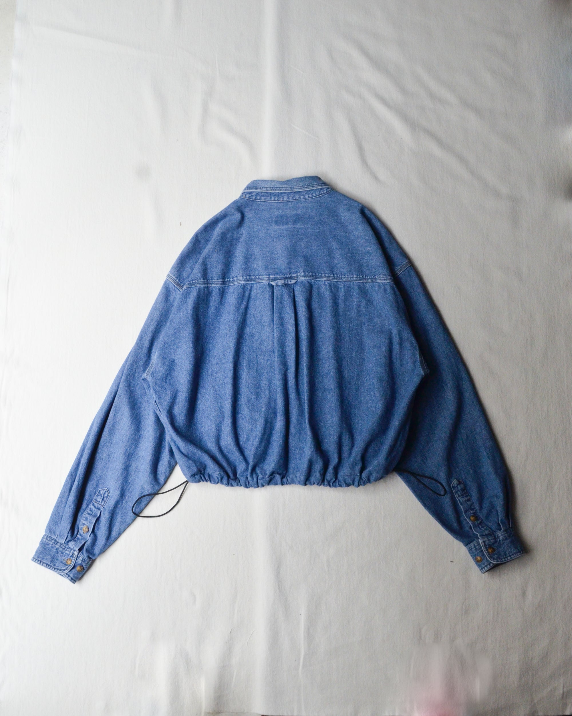ID25-001 / denim frill shirt【A】