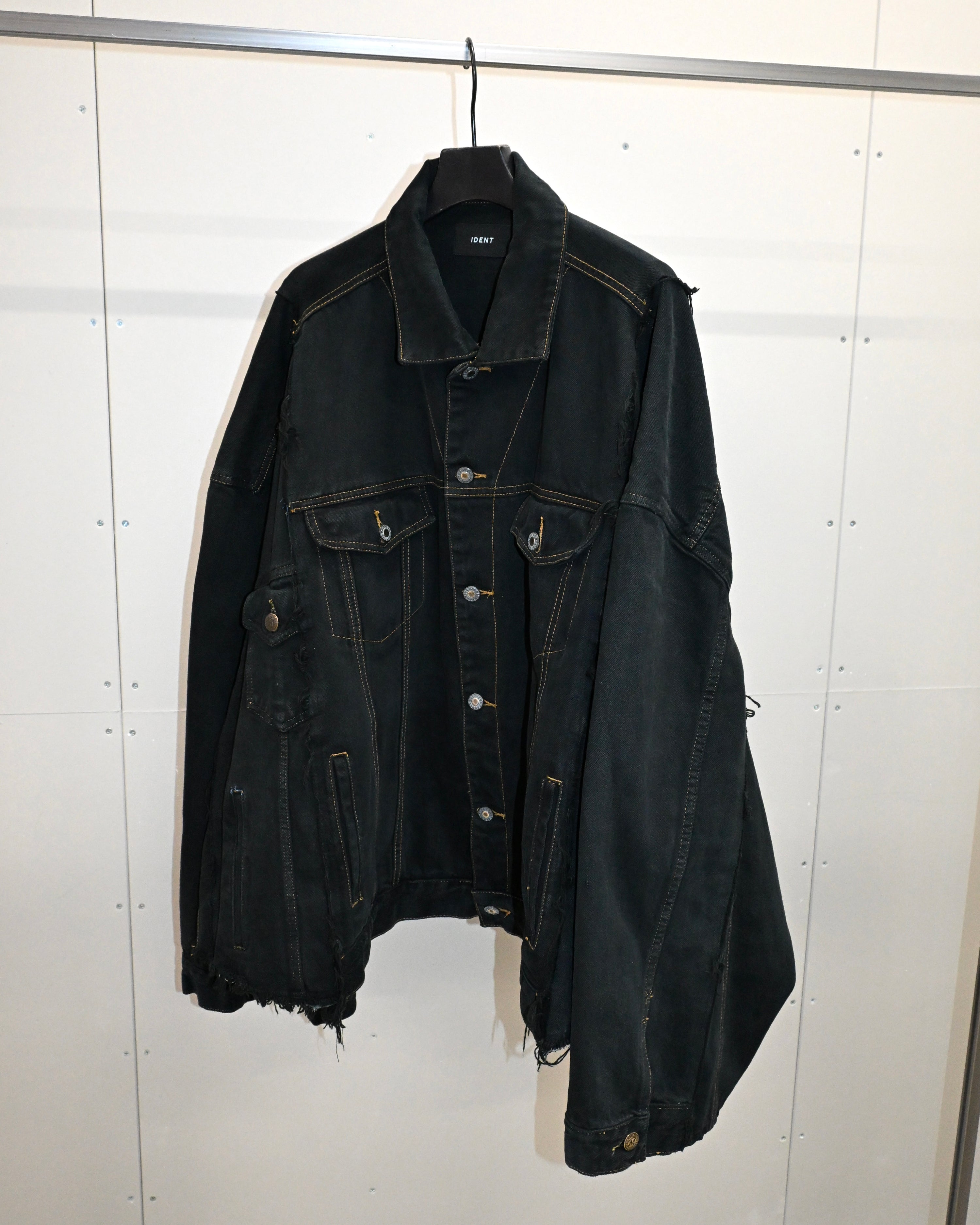 ID-006-06-F / rebuild kimono denim overdyed【A】