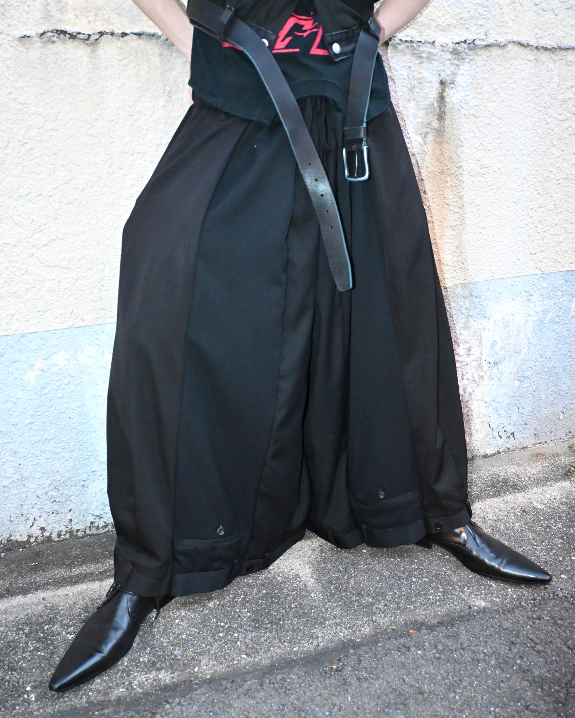 ID26-006-02-L / rebuild hakama slacks【A】