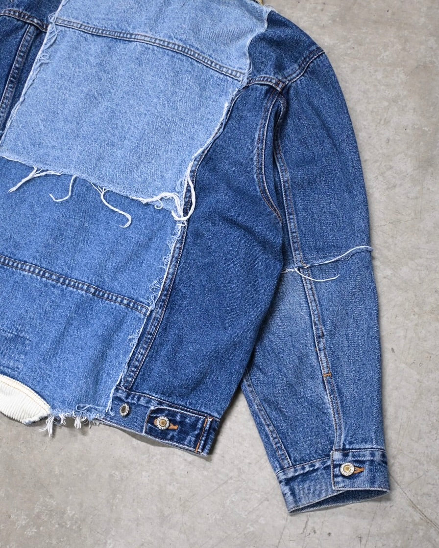ID26-041-F / mirrored denim jacket【A】