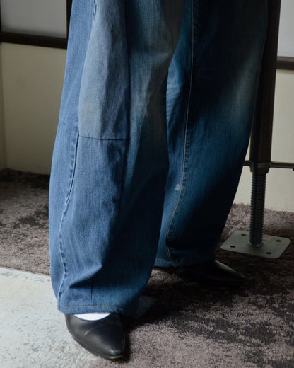 RE-010-18 / curve buggy denim【F】