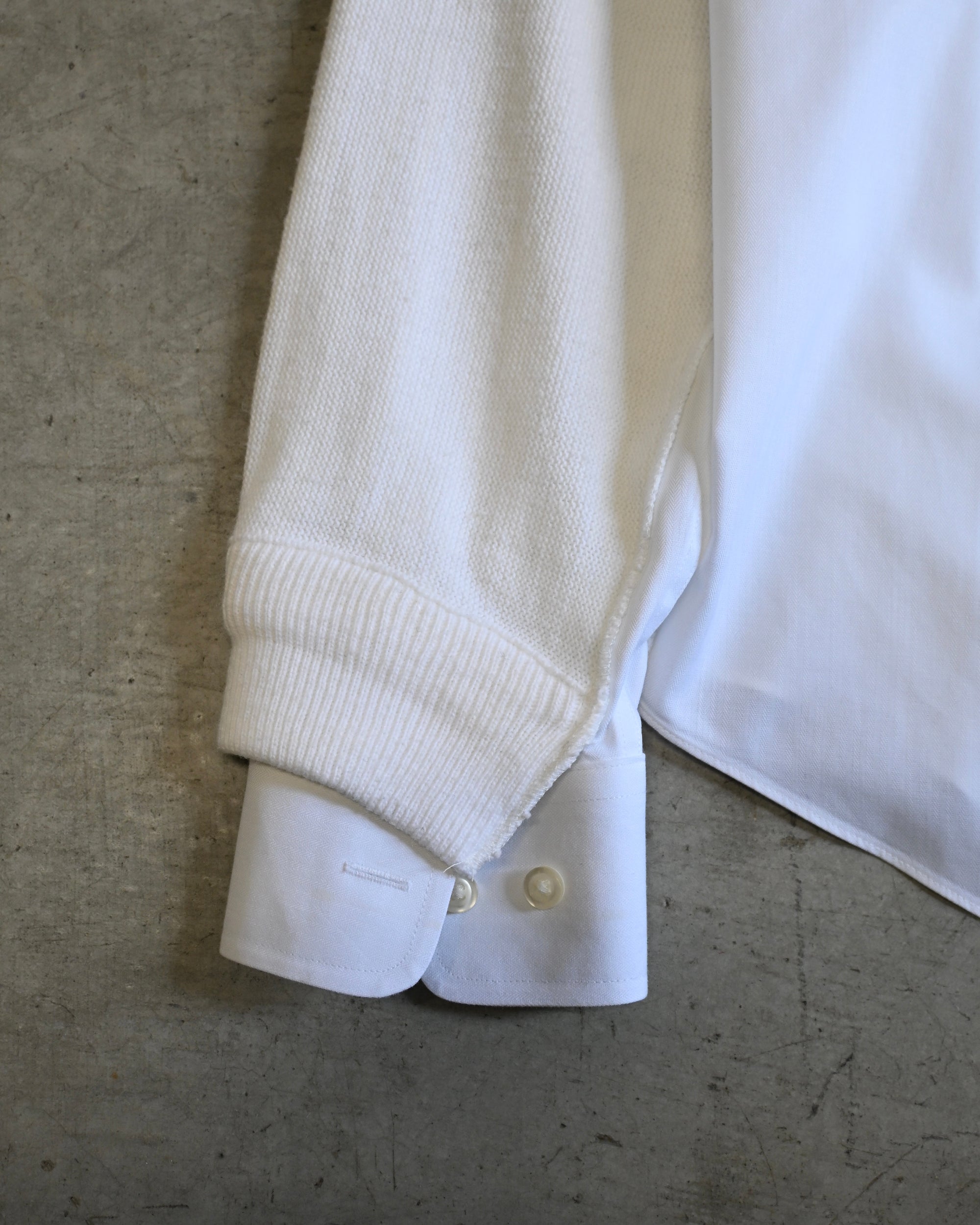 ID26-048-F / fake layered cardigan【A】