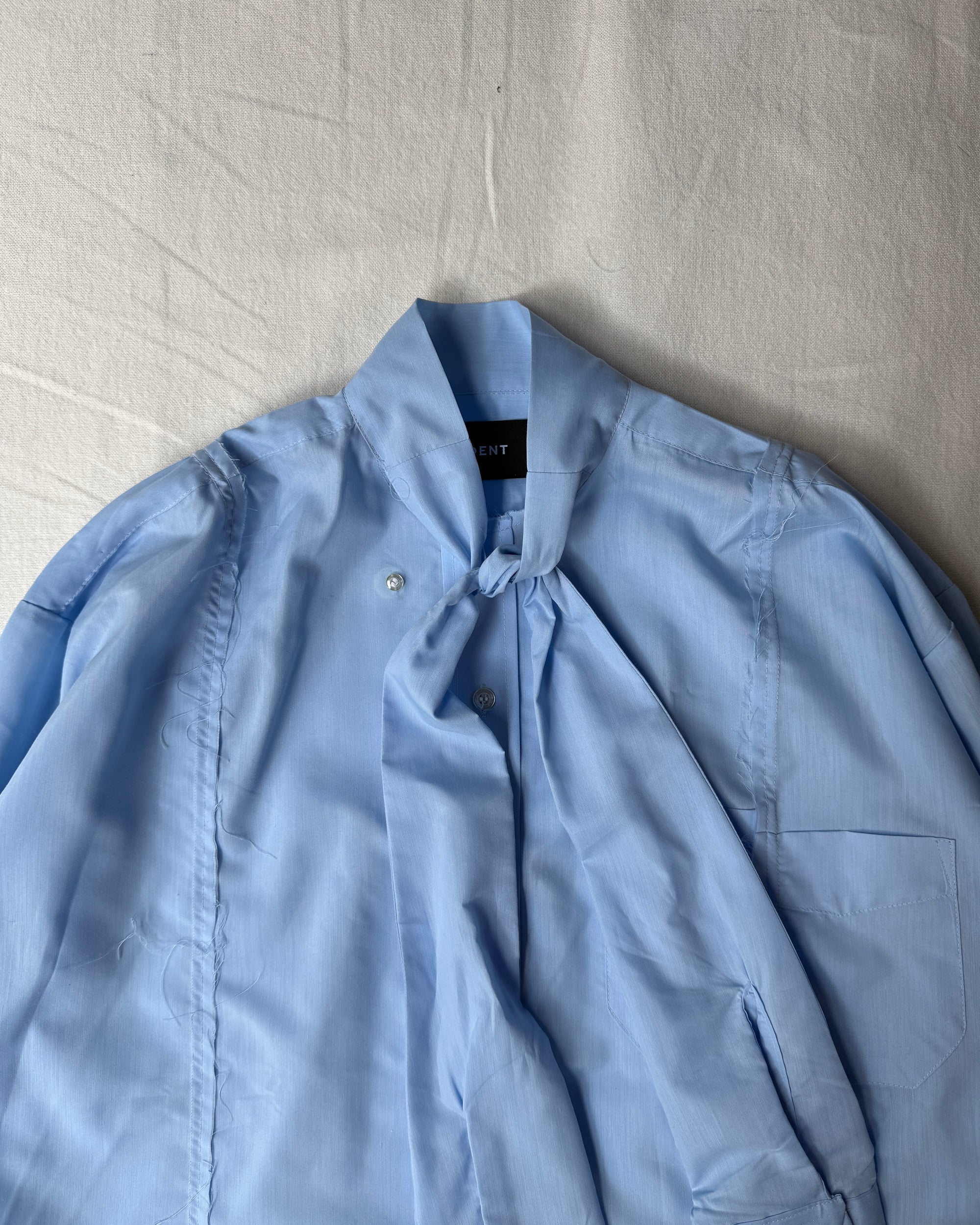 ID26-004-F / docking ribbon shirt【A】