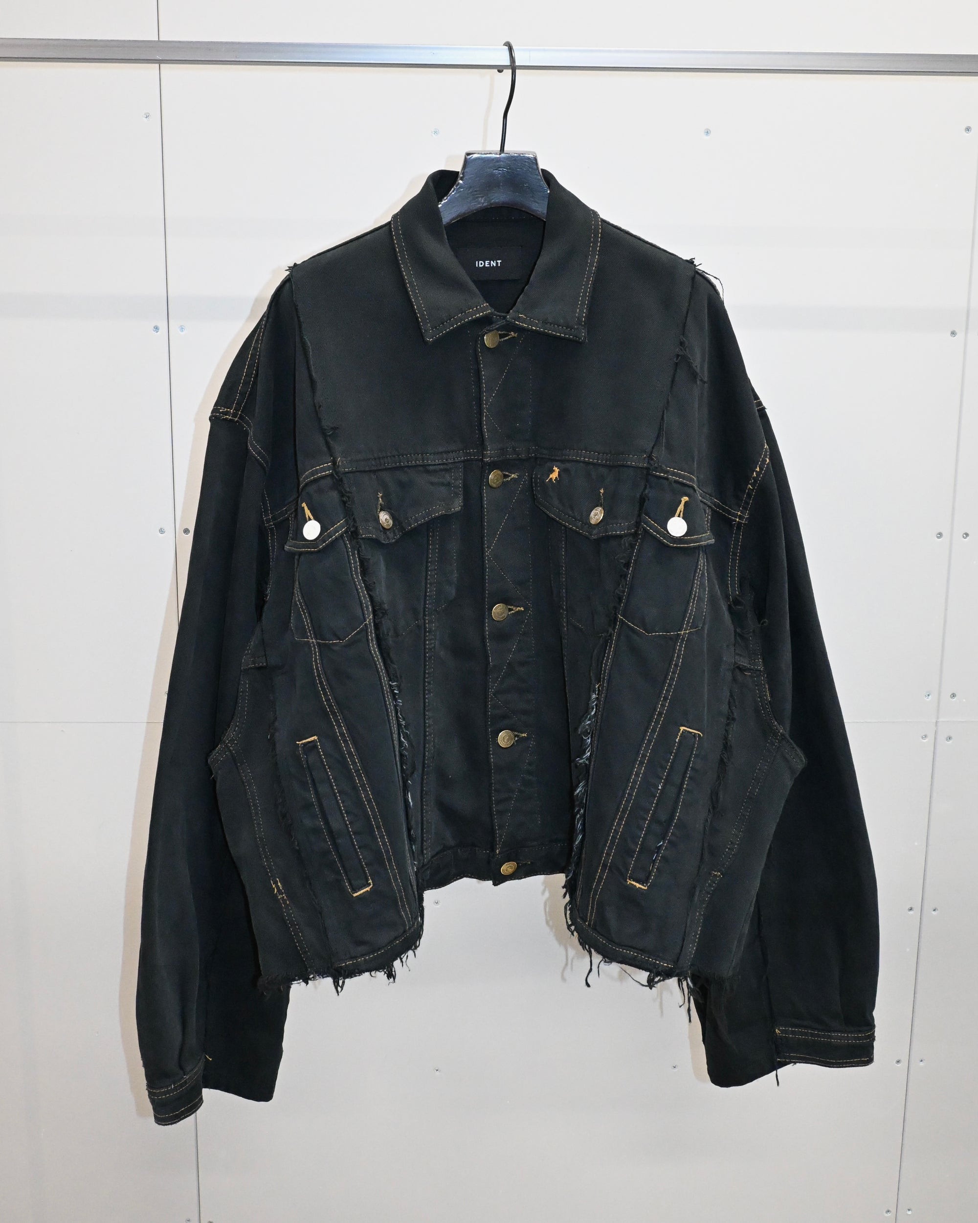 ID-006–05-F / rebuild kimono denim overdyed【A】