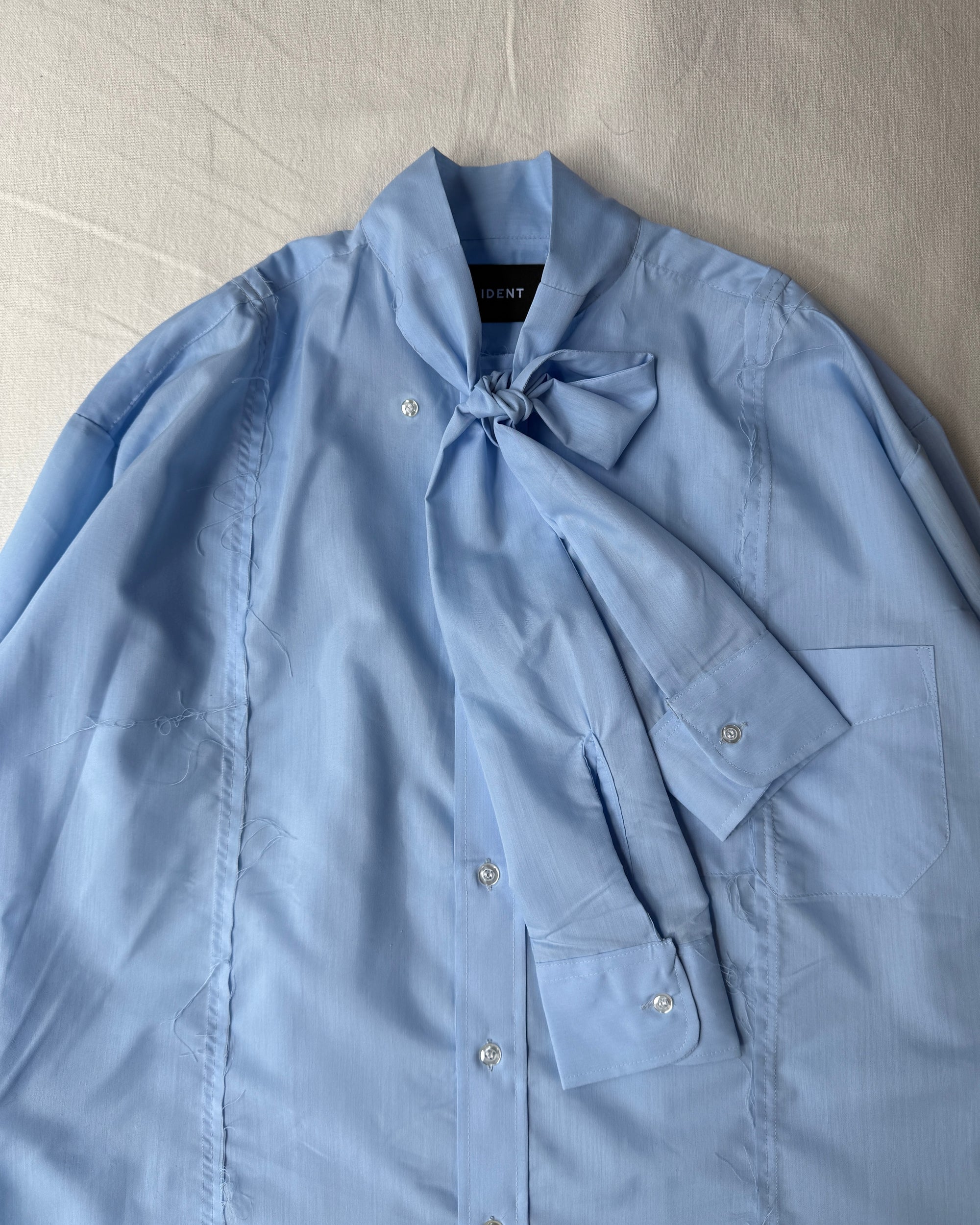 ID26-004-F / docking ribbon shirt【A】