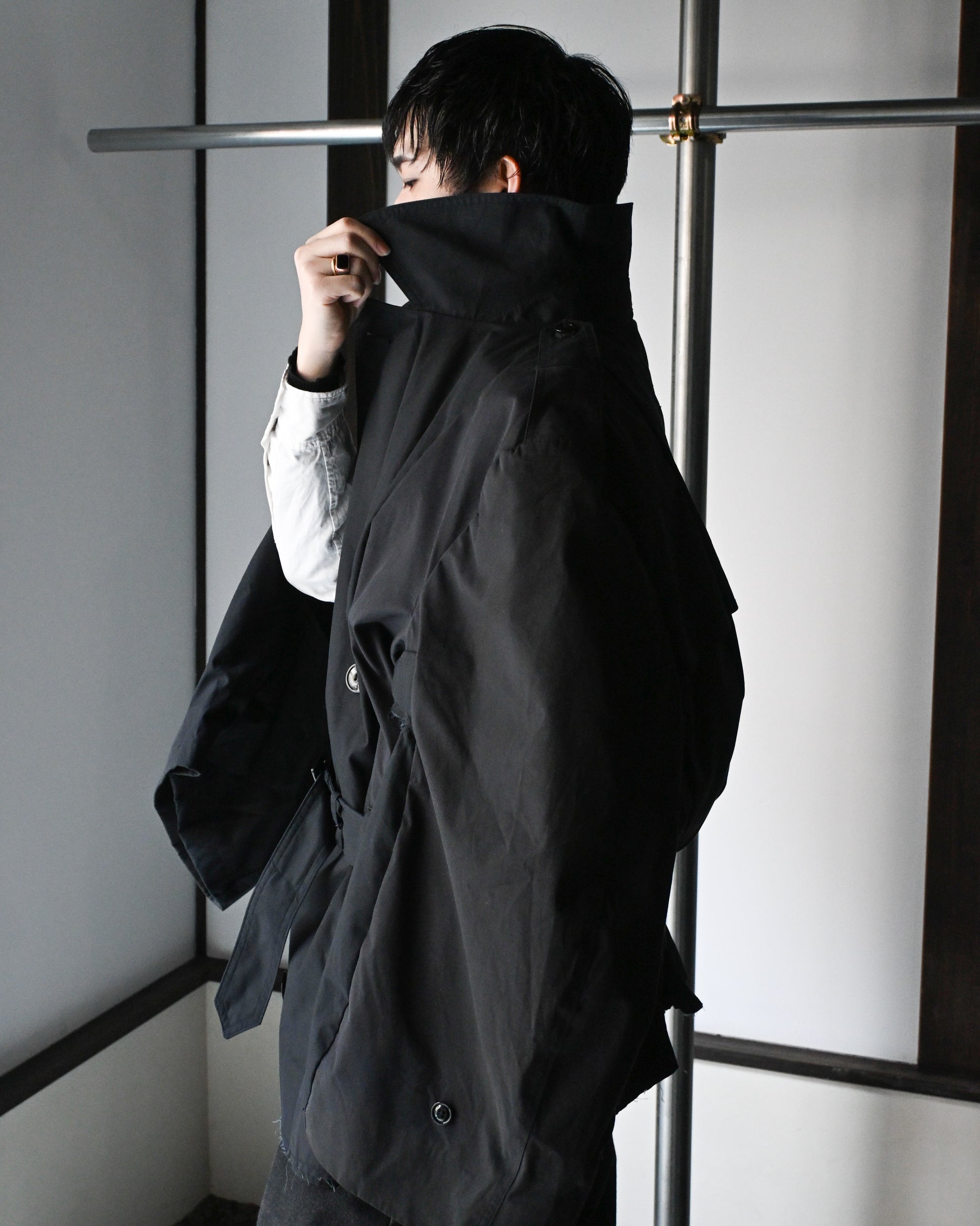 ID26-001-02-F / rebuild trench jacket【C】
