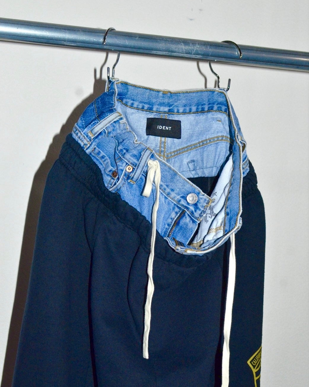 ID26-003-F / docking double waist sweat pant【B】