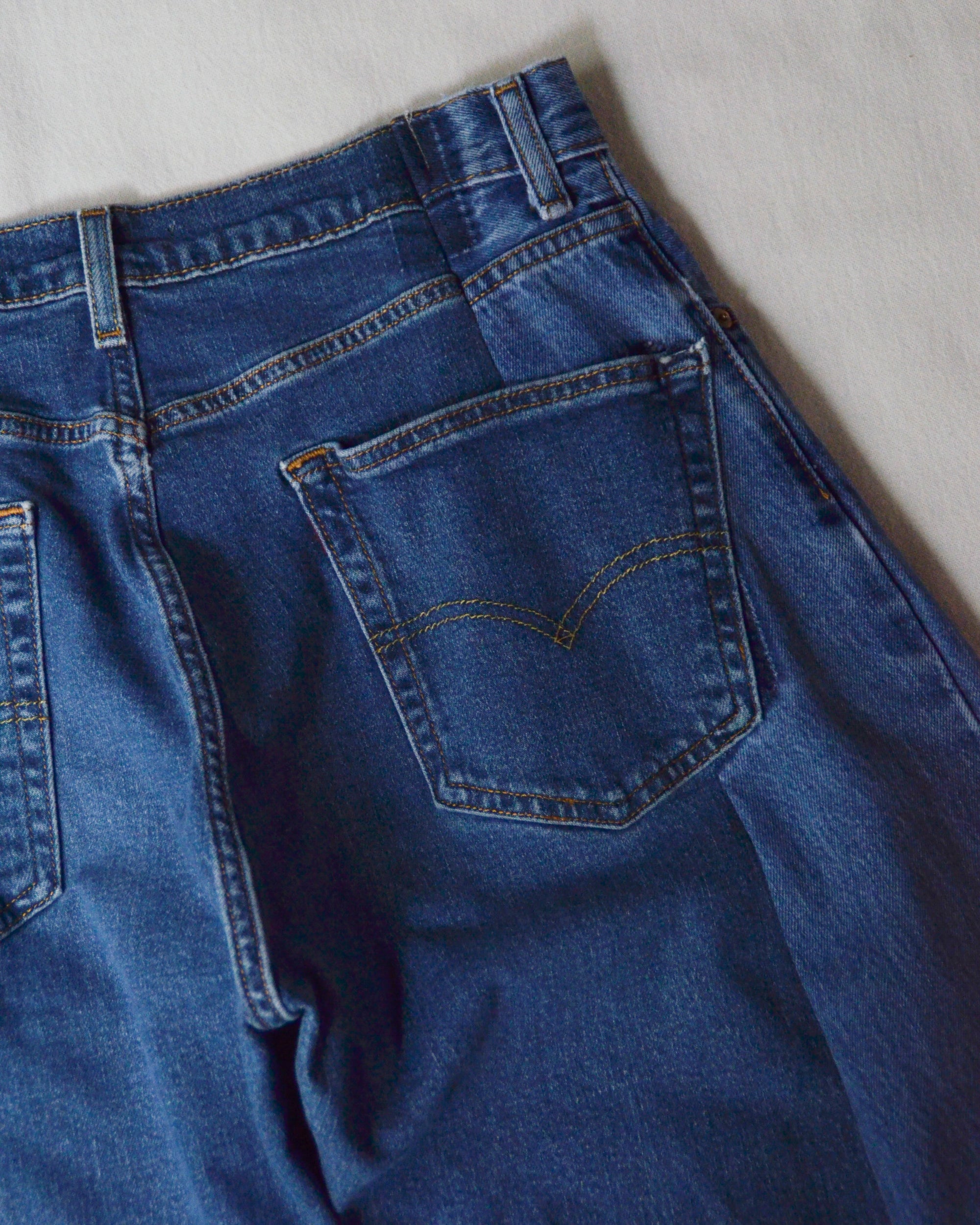 RE-010-18 / curve buggy denim【E】