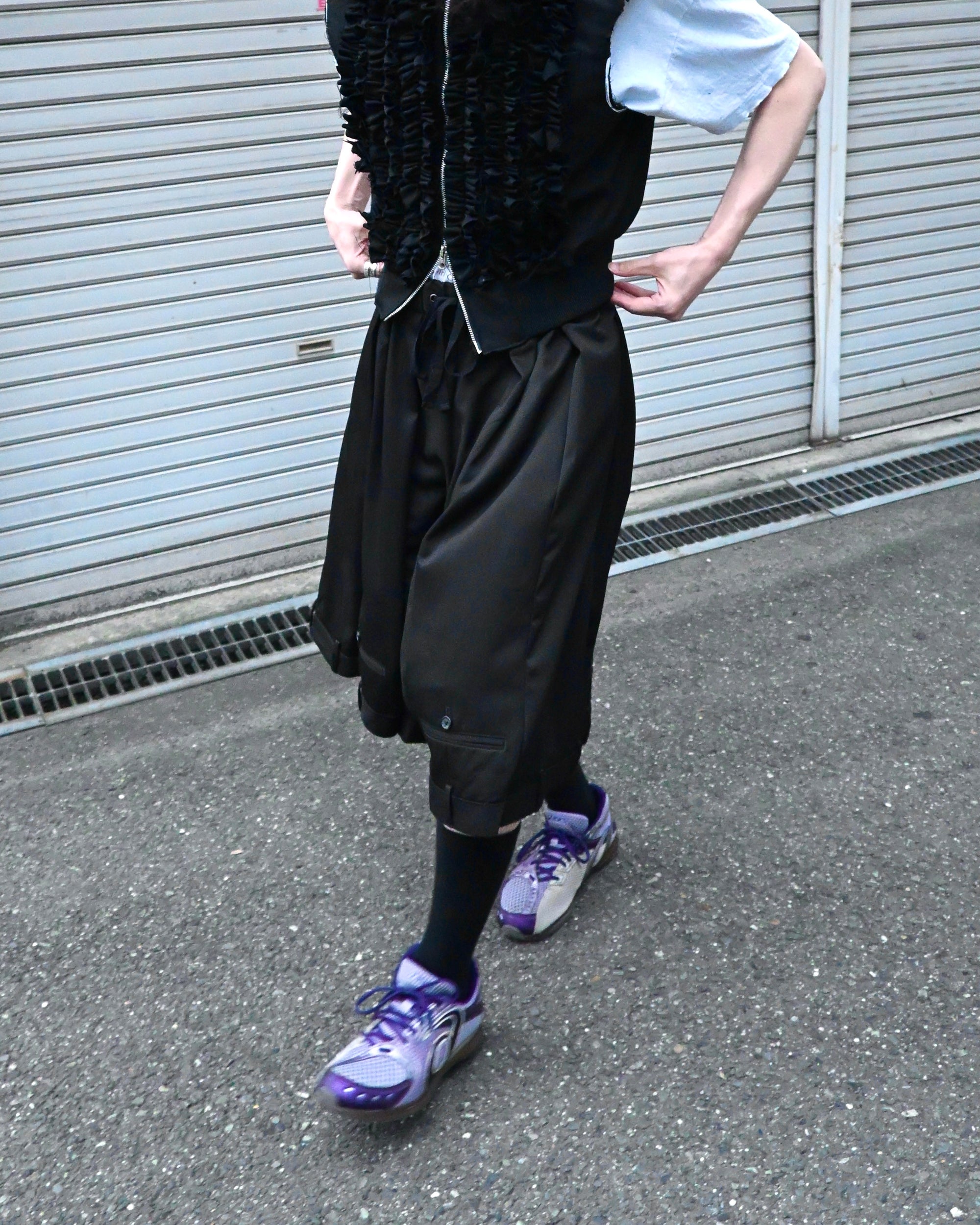 ID26-006-03-S / rebuild hakama slacks【A】