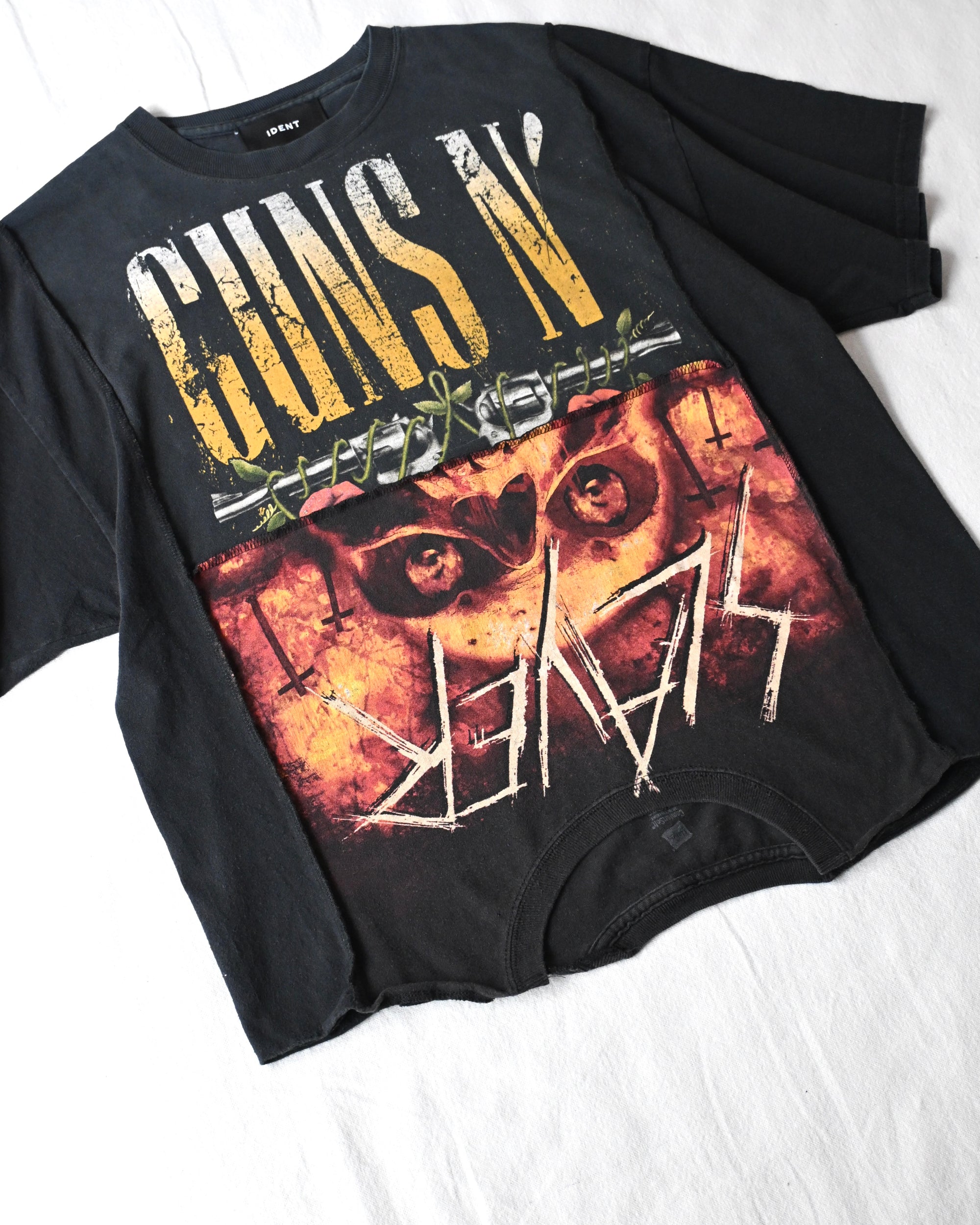 ID26-028-F / mirrored band tee【B】