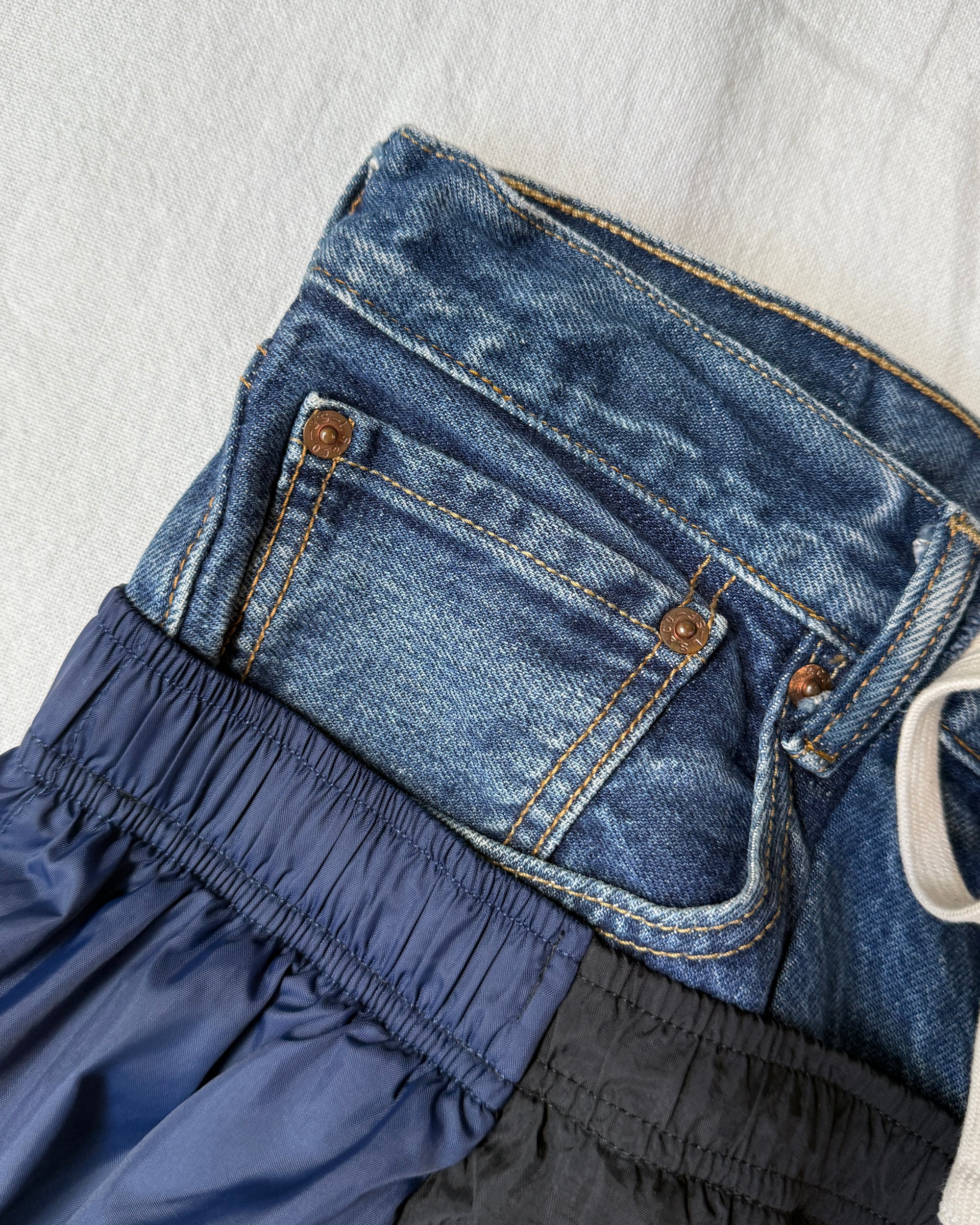 ID25-024-F / docking double waist pant【A】