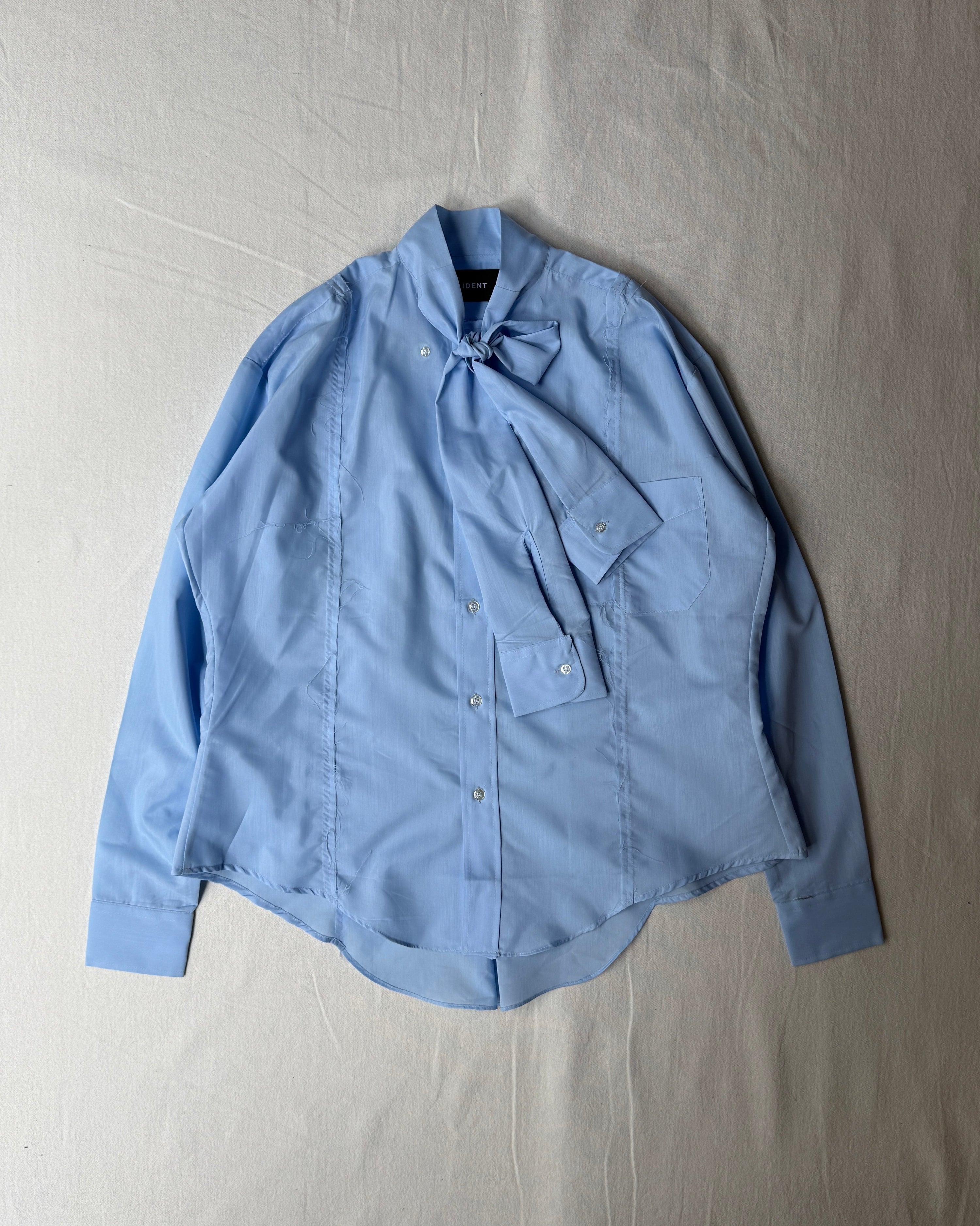 ID26-004-F / docking ribbon shirt【A】