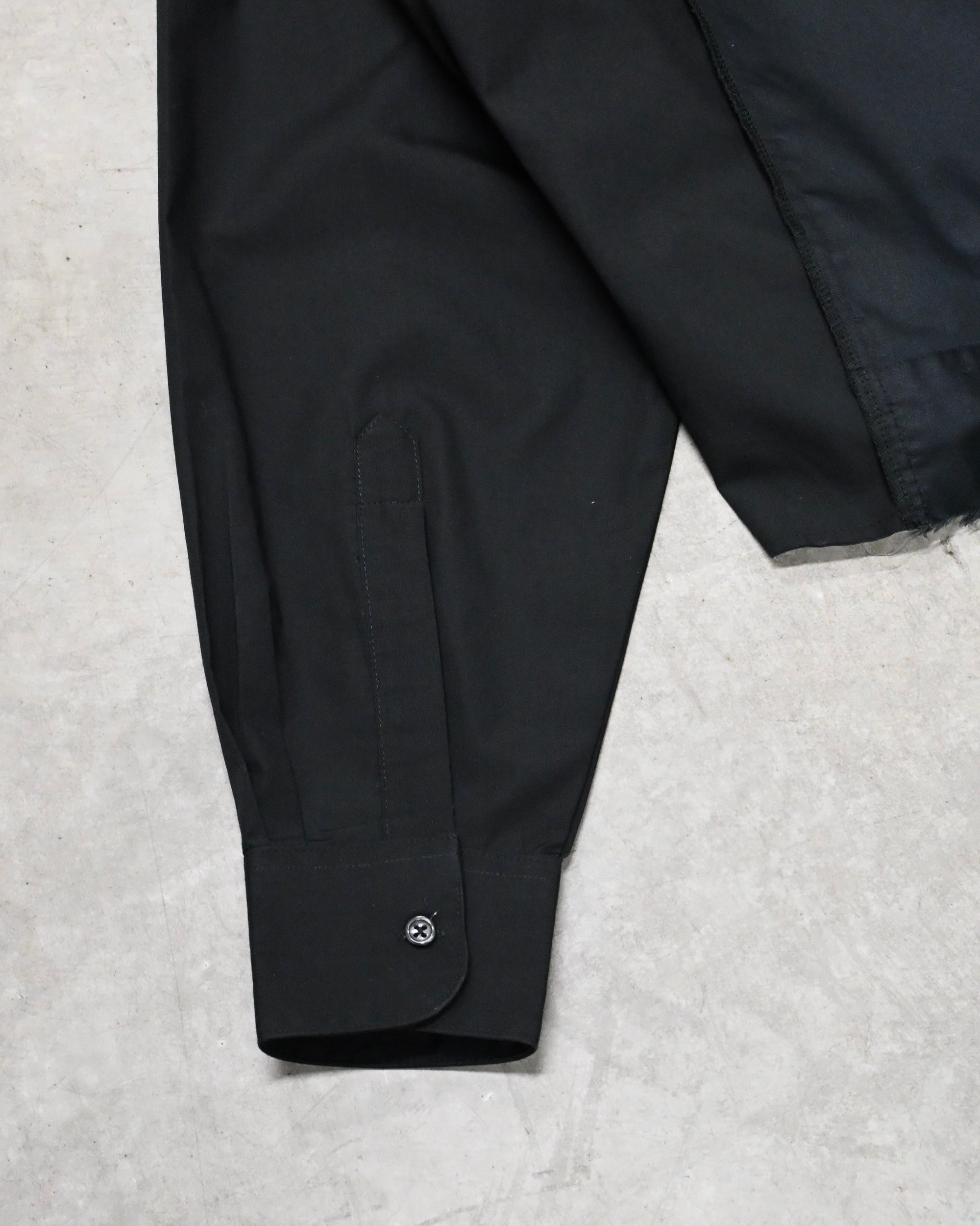 ID26-019-02-F / mirrored zip shirt【B】