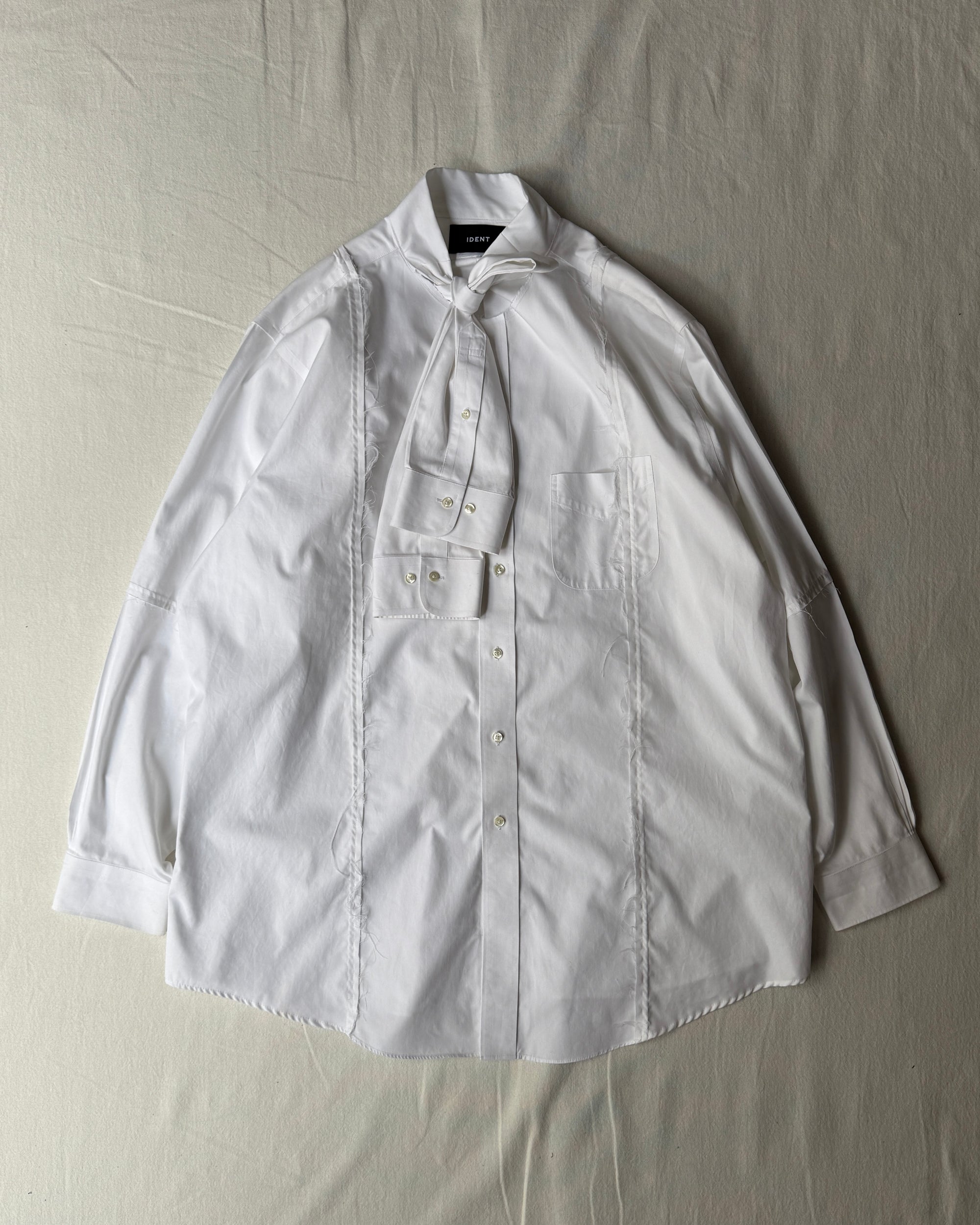 ID26-004-F / docking ribbon shirt【B】