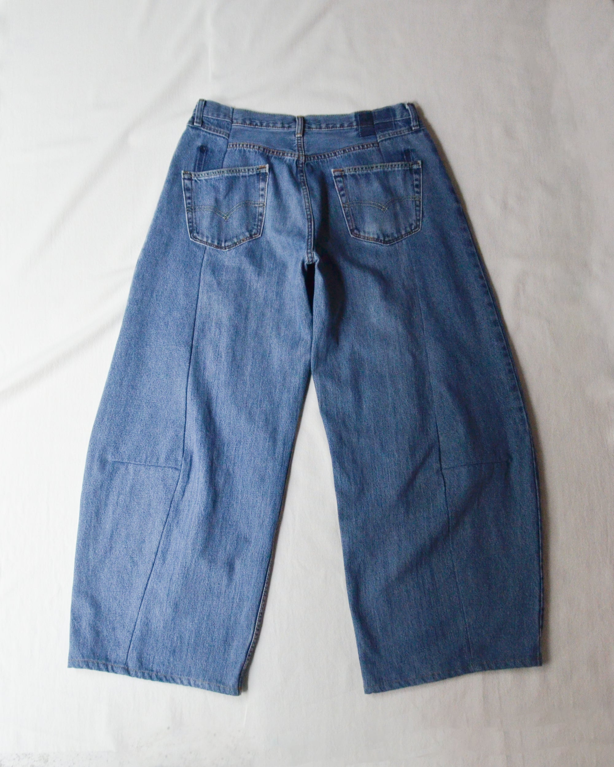 RE-010-18 / curve buggy denim【I】