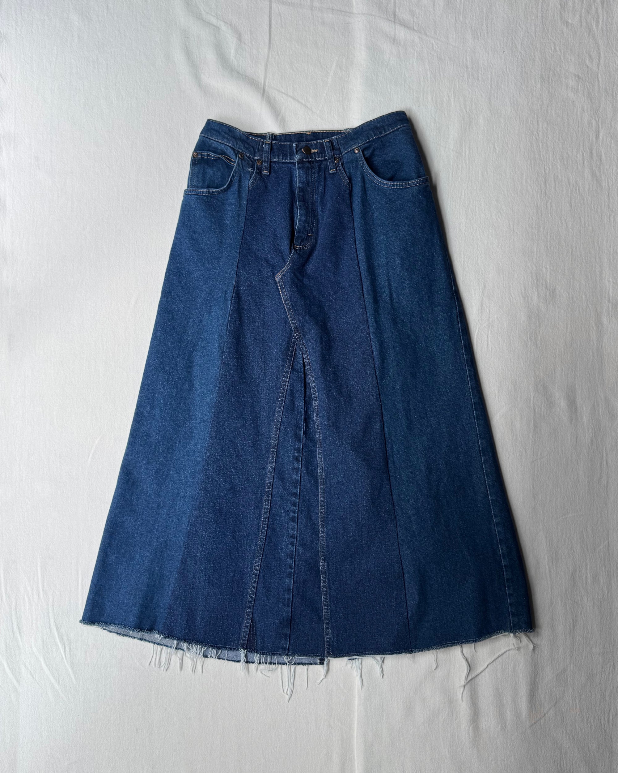ID25-020-L-01 / rebuild denim skirt【B】