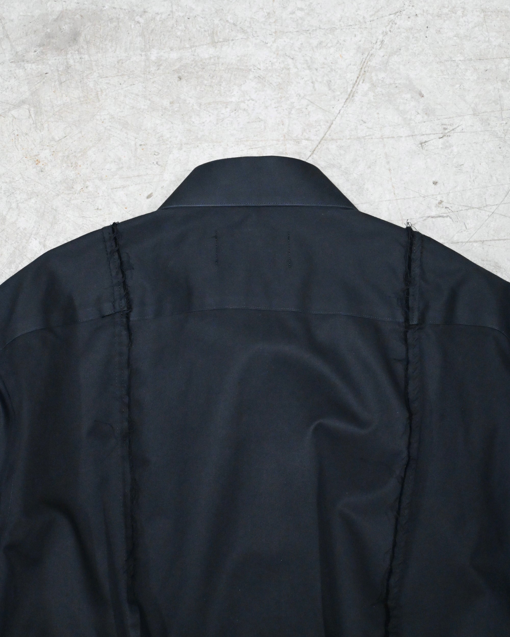 ID26-036-L / denim waist short sleeve shirt【A】