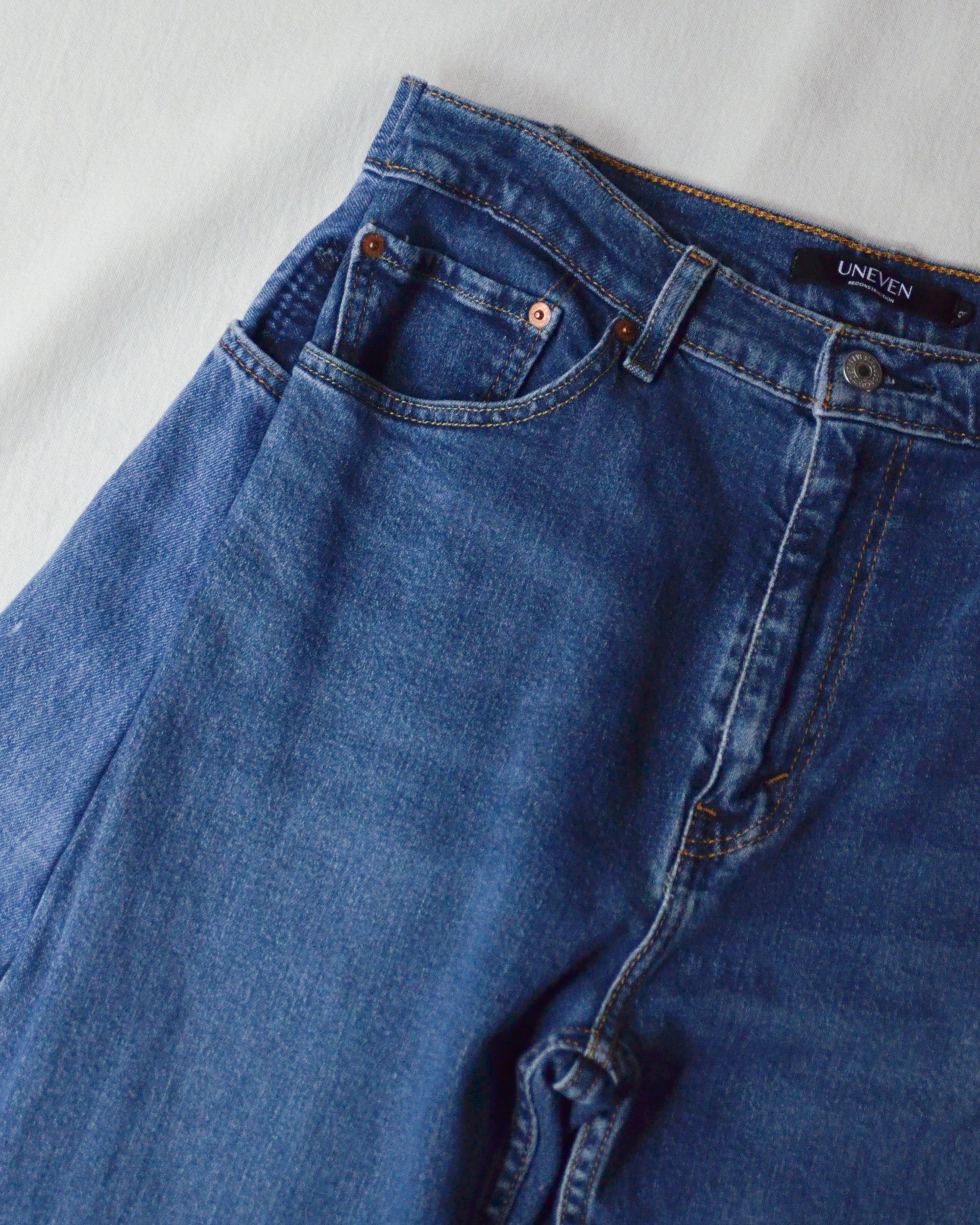 RE-010-18 / curve buggy denim【E】