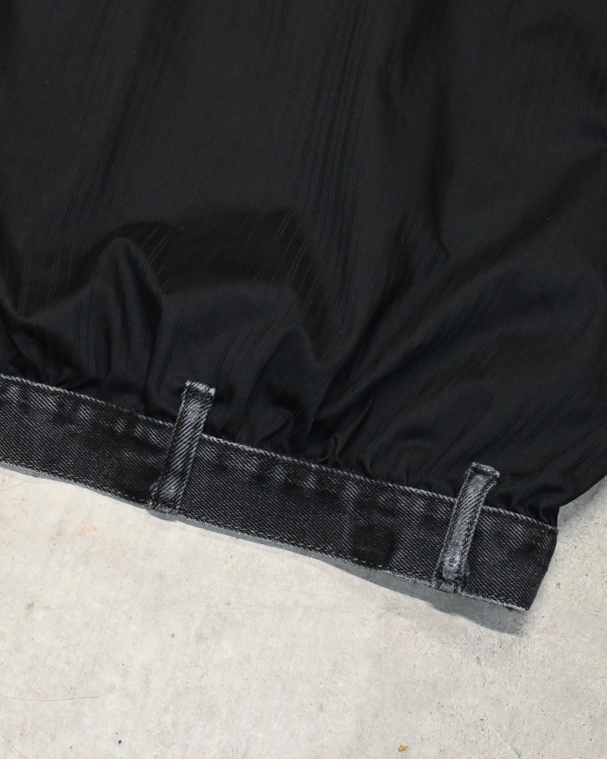 ID26-036-01-M / denim waist short sleeve shirt【A】