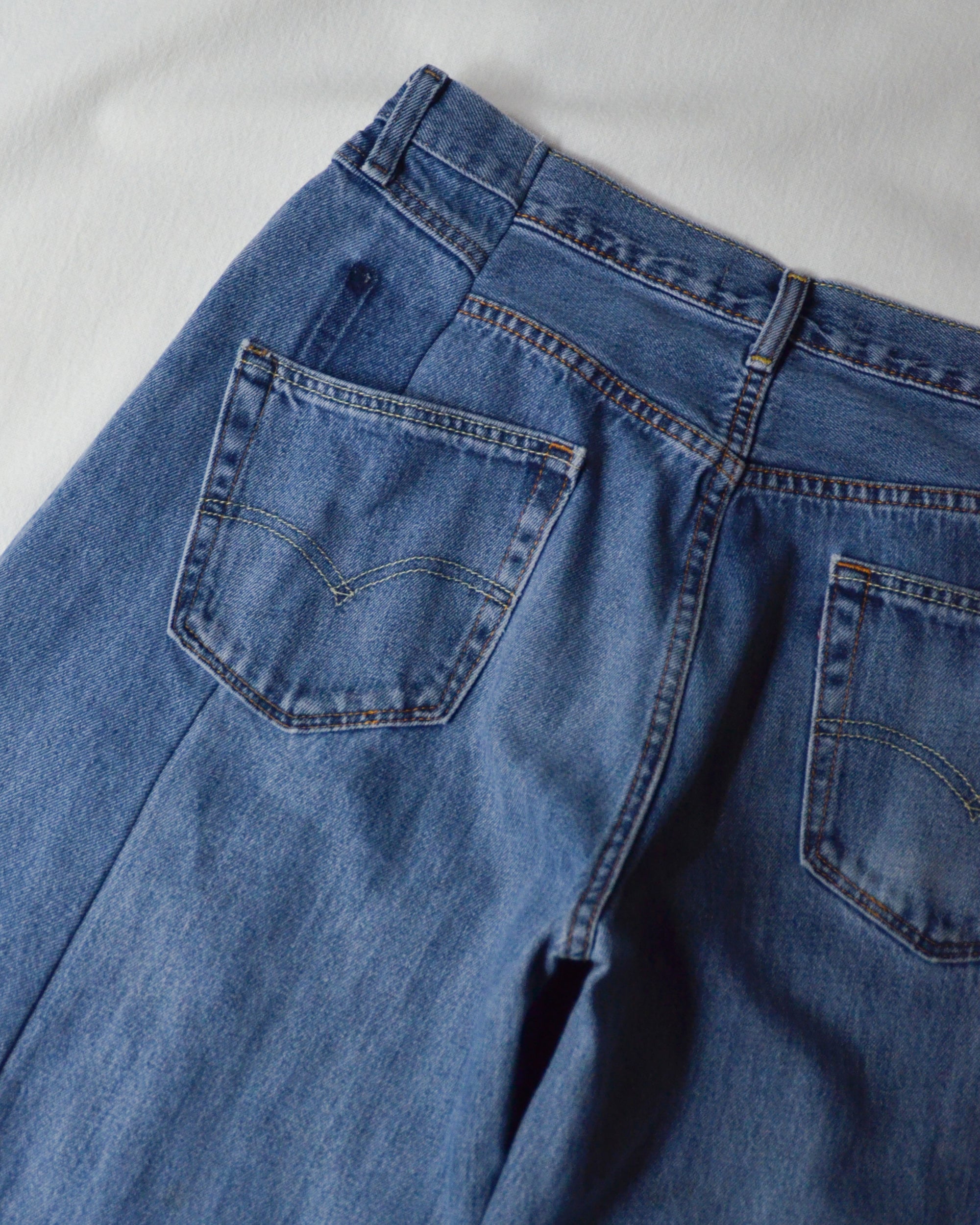 RE-010-18 / curve buggy denim【I】