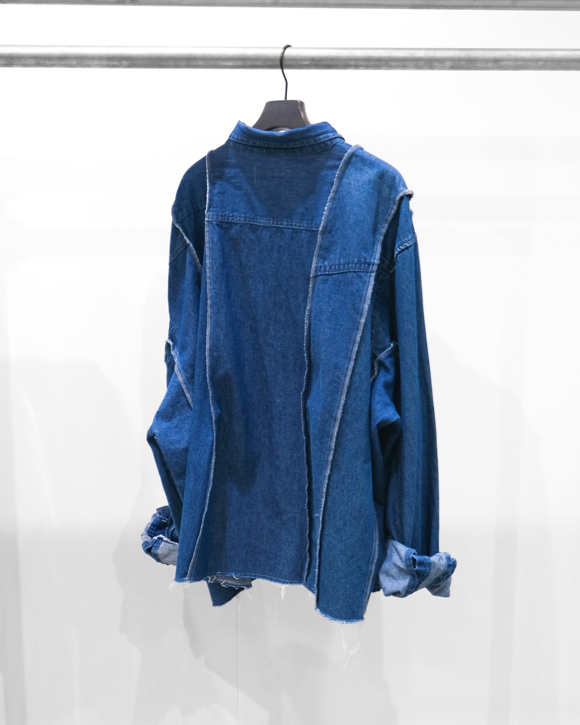 ID25-028-F / docking over denim shirt jacket【C】