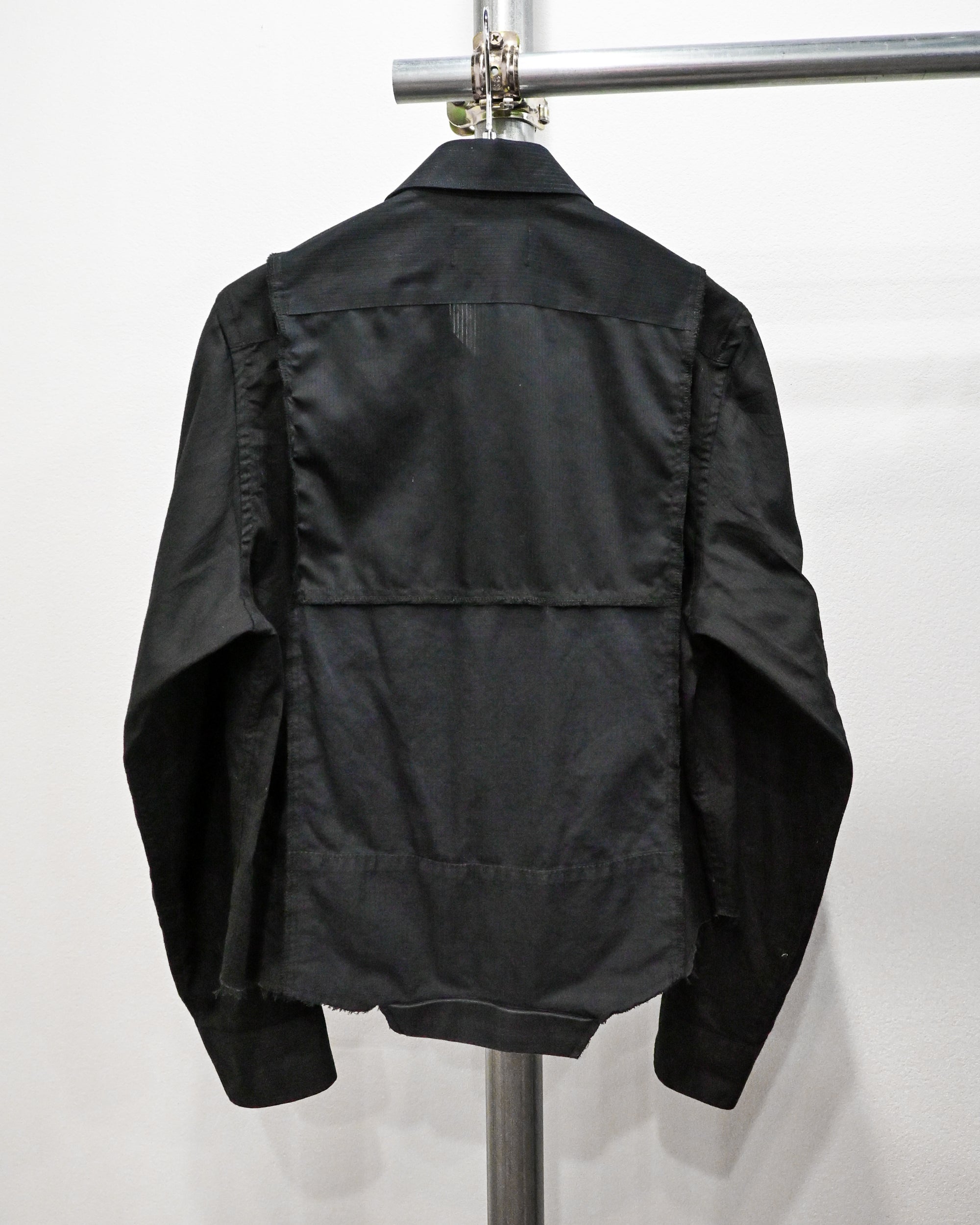 ID26−019-F / mirrored zip shirt【B】