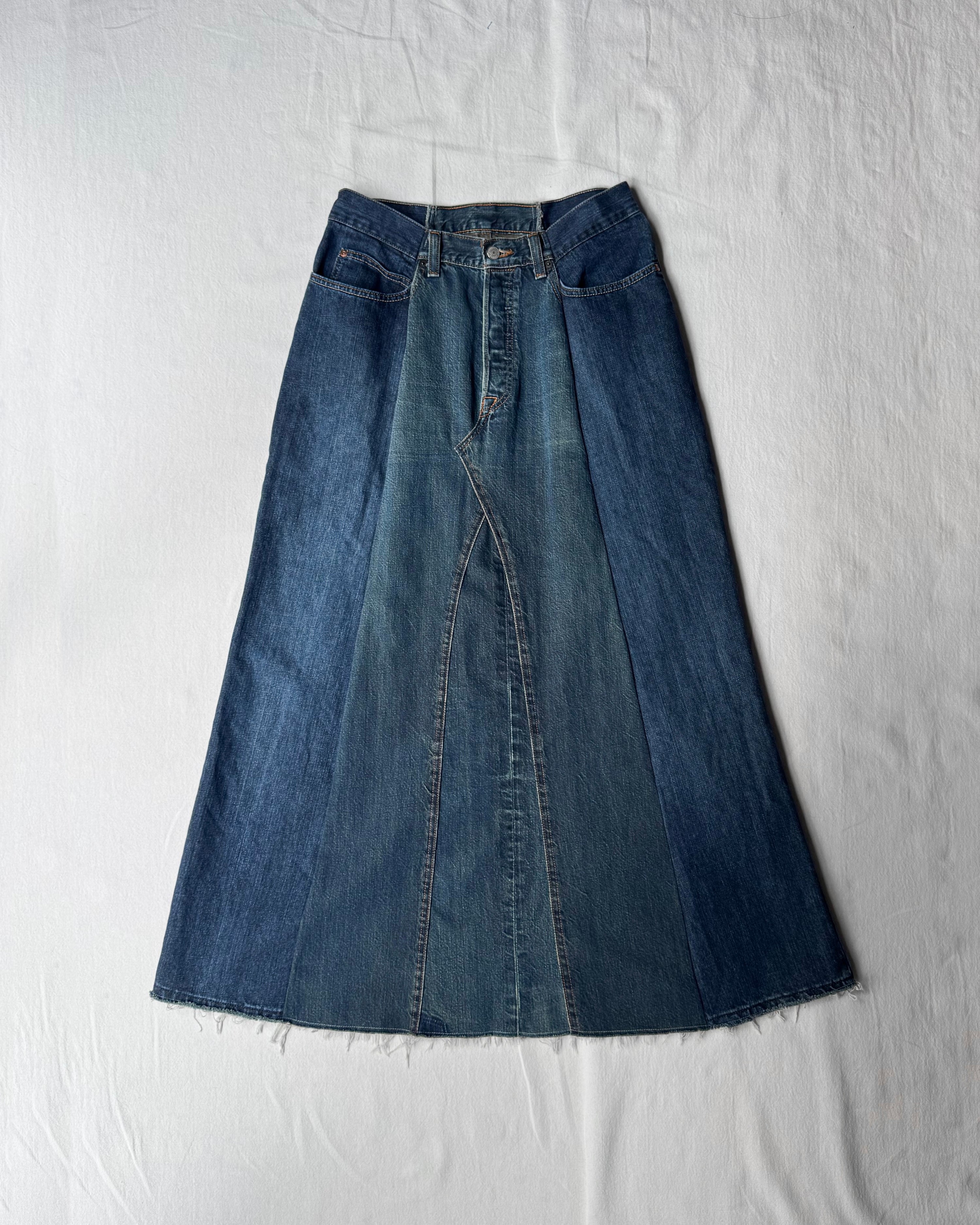 ID25-020 / rebuild denim skirt【D】